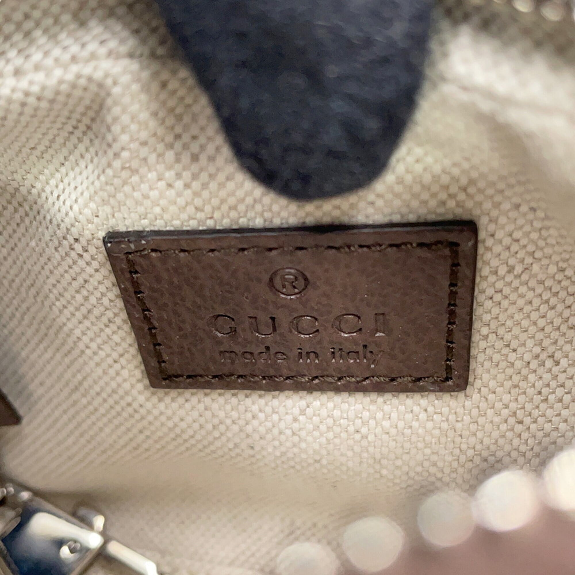 Gucci Brown Micro Gg Leather Leather Handbag (Pre-Owned)