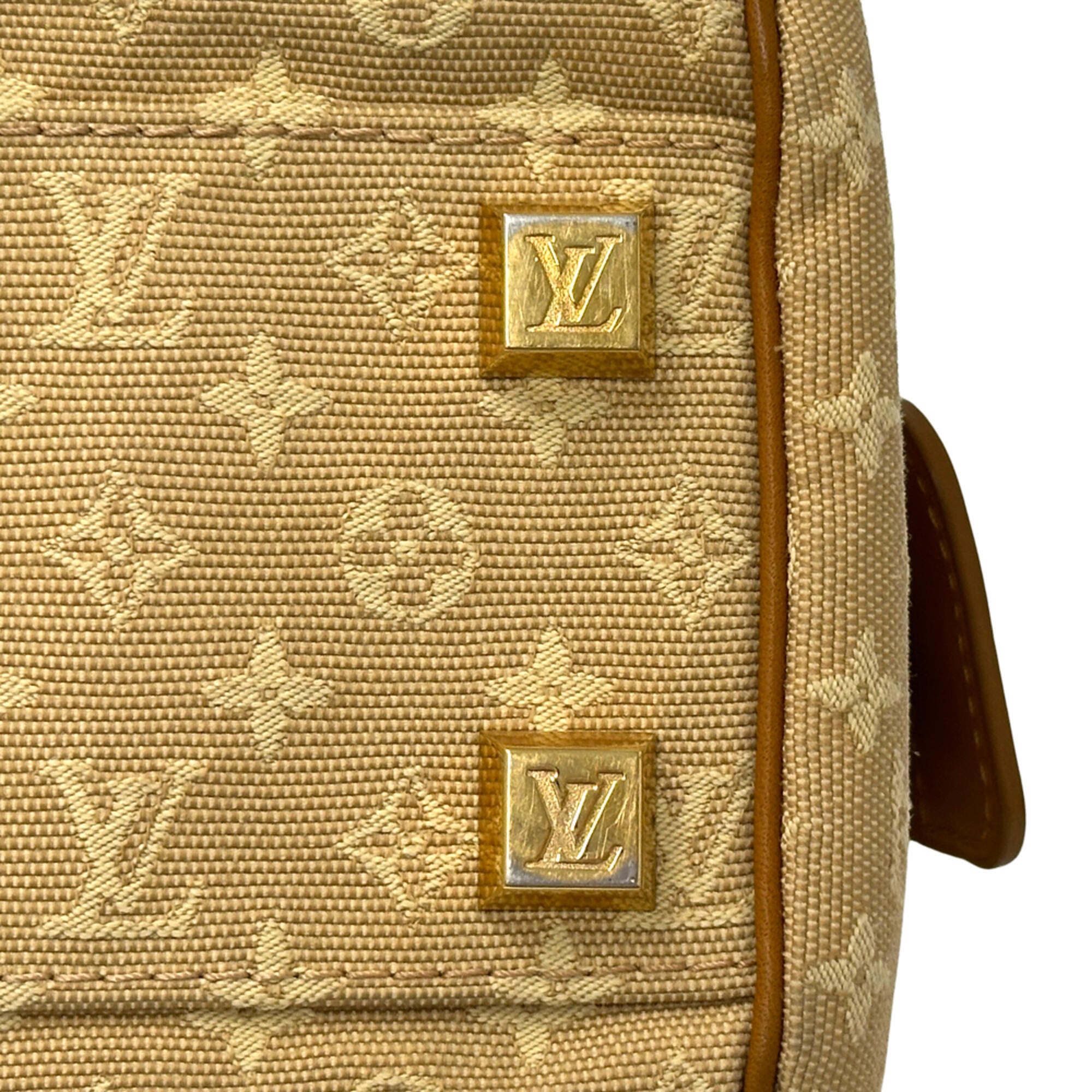 Louis Vuitton Beige Brown Monogram Mini Canvas Handbag (Pre-Owned)