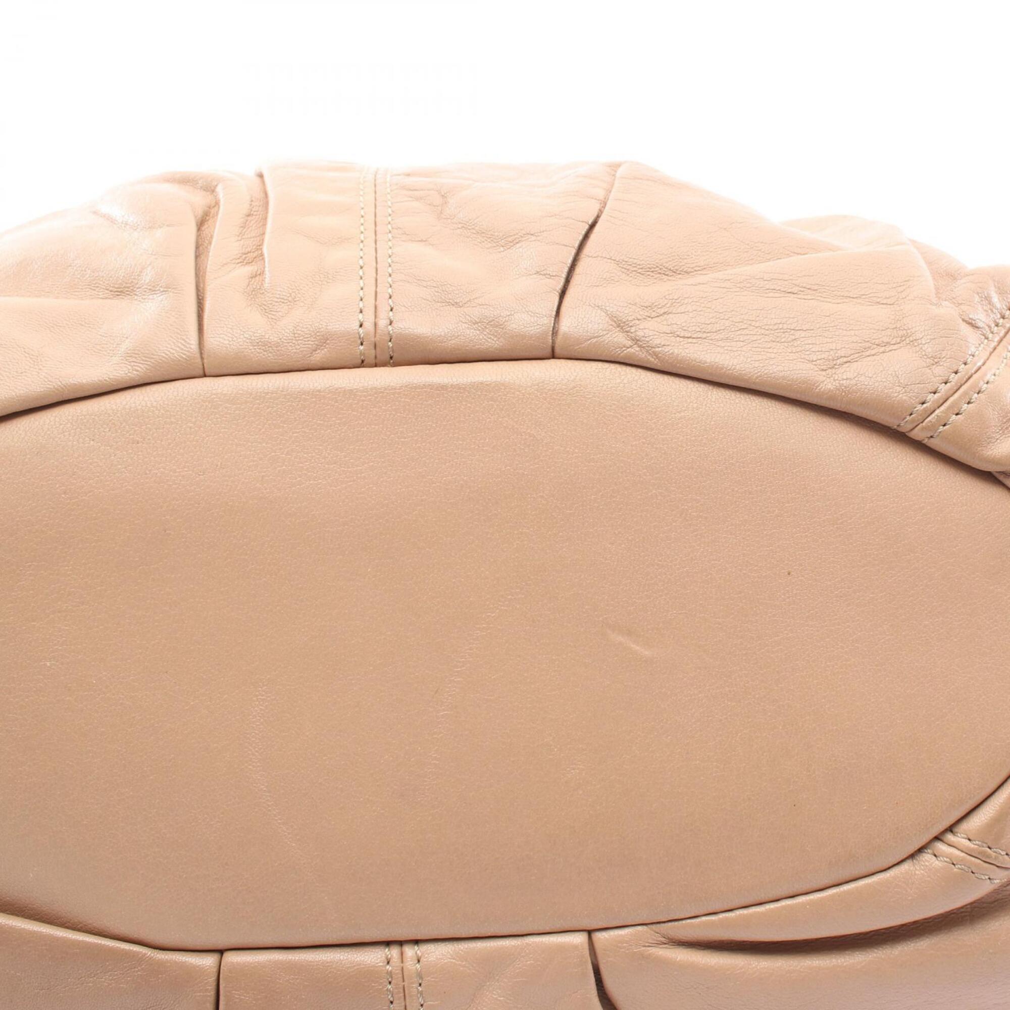 Celine Beige Leather Handbag (Pre-Owned)