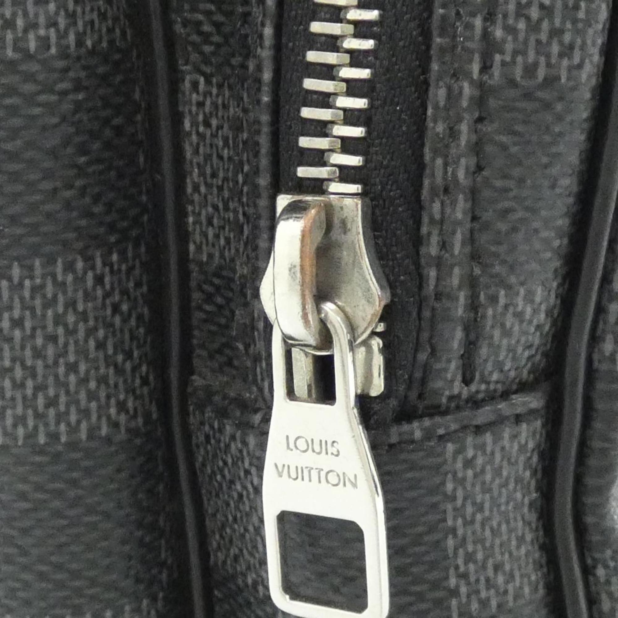 Louis Vuitton Graphite Coated Canvas Shoulder Bag (Pre-Owned)