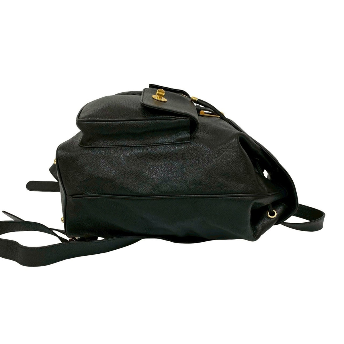 Tiffany Black Leather Backpack (Pre-Owned)