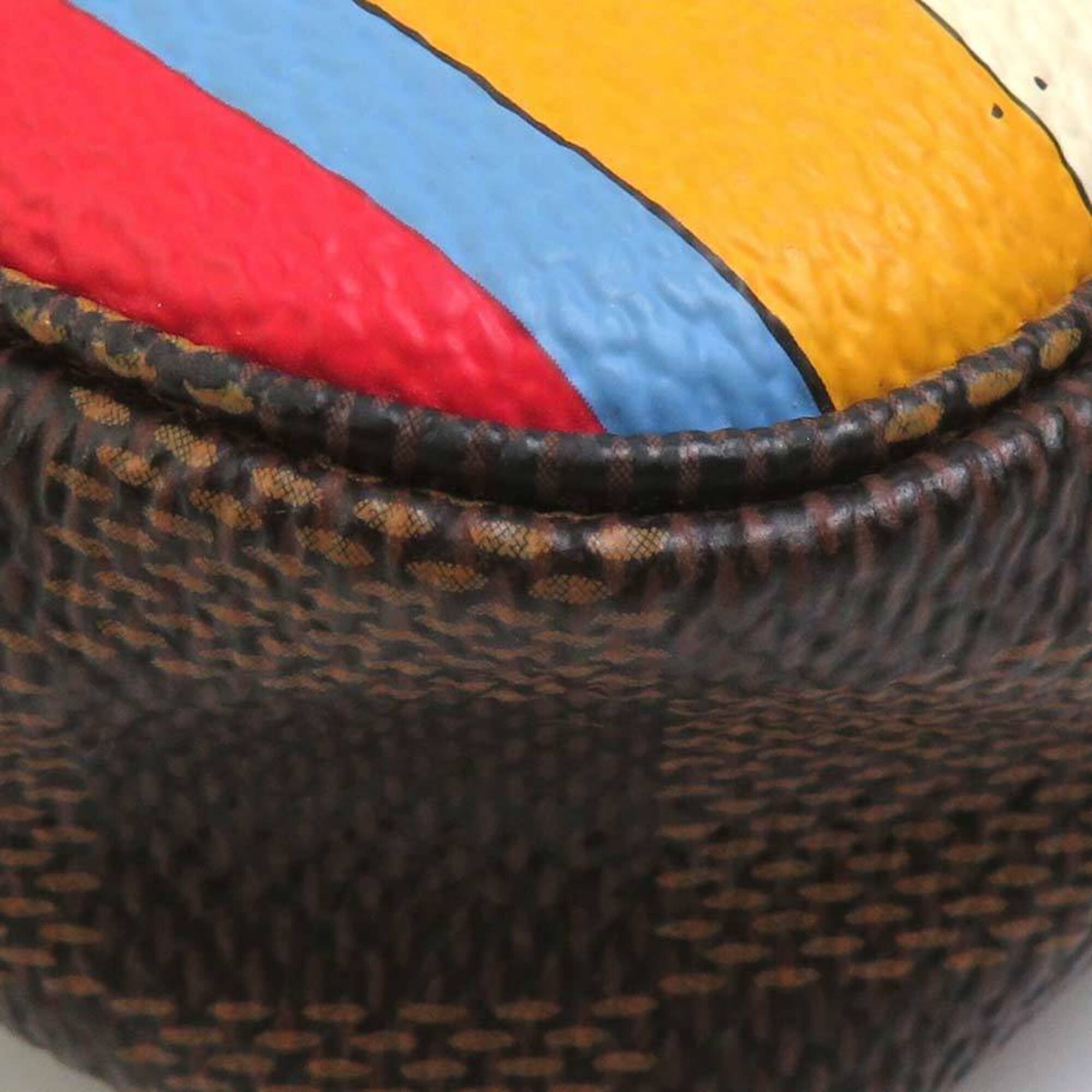 Louis Vuitton Brown Damier Canvas Multi-Color Damier Canvas Handbag Pochette Pouch Shoulder Bag (Pre-Owned)