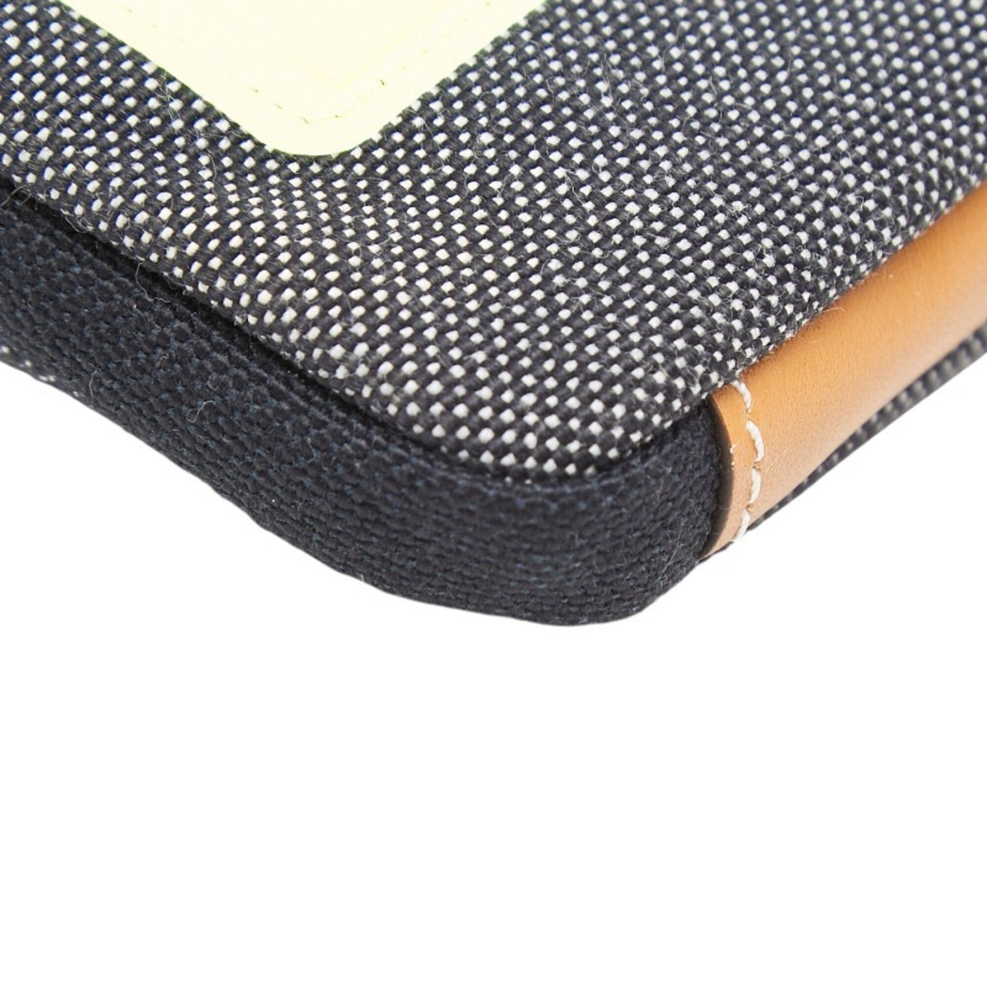 Loewe Black Gray Yellow Canvas Handbag Shoulder Bag (Pre-Owned)
