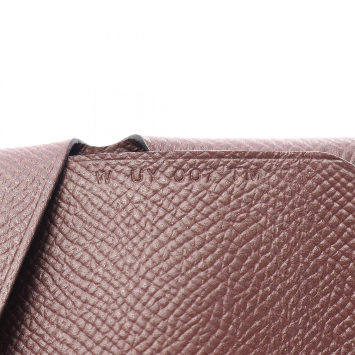 Hermes Bordeaux Epsom Leather Coin Purse/Coin Case (Pre-Owned)
