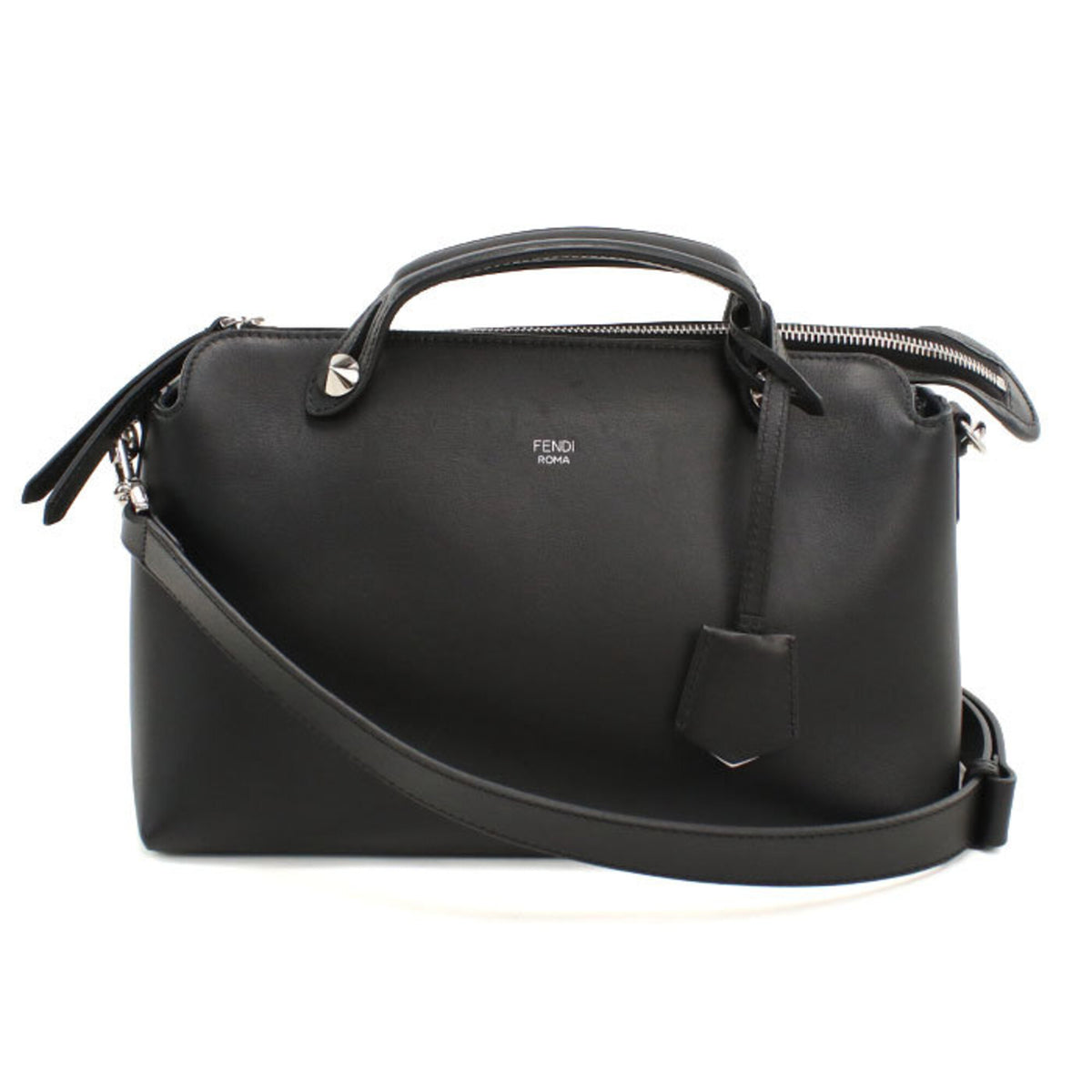 Fendi Black Leather Handbag (Pre-Owned)