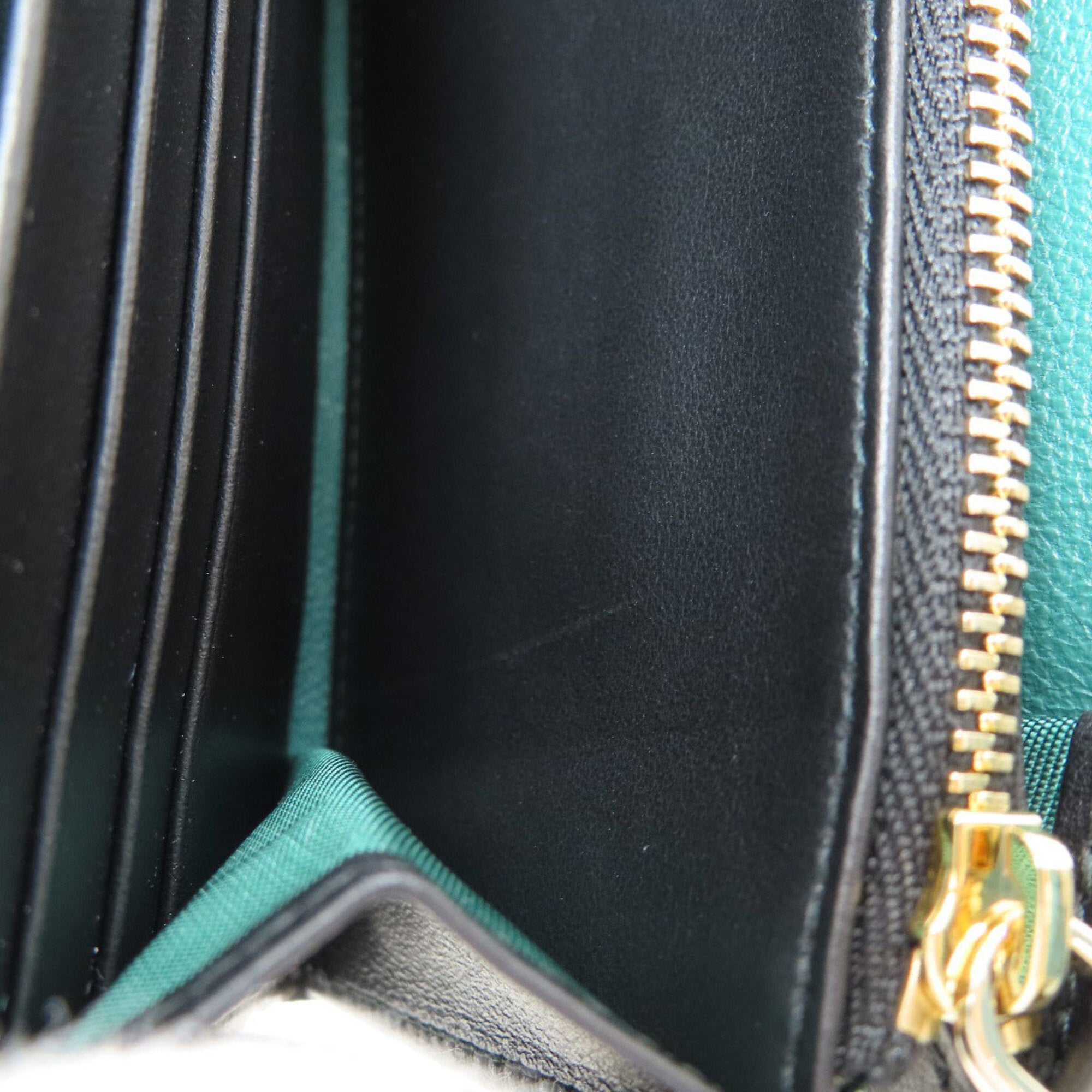 Bvlgari Bvlgari Bvlgari Black Leather Long Wallet (Bi-Fold) (Pre-Owned)