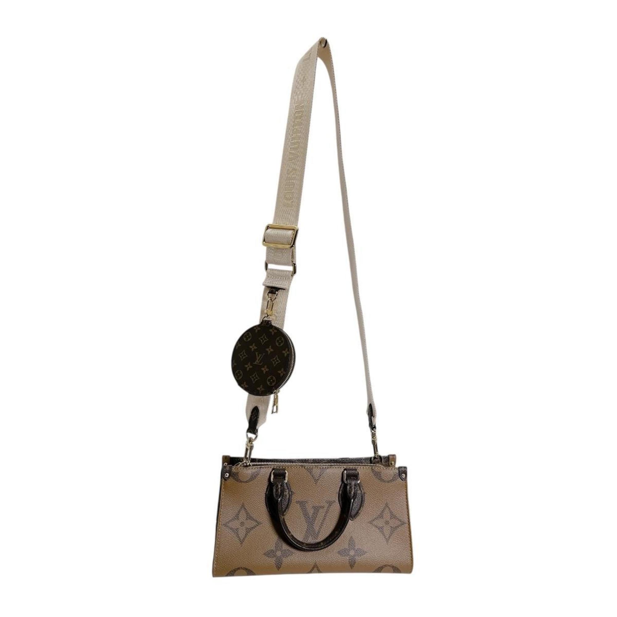 Louis Vuitton Brown Monogram Pouch Tote Bag (Pre-Owned)