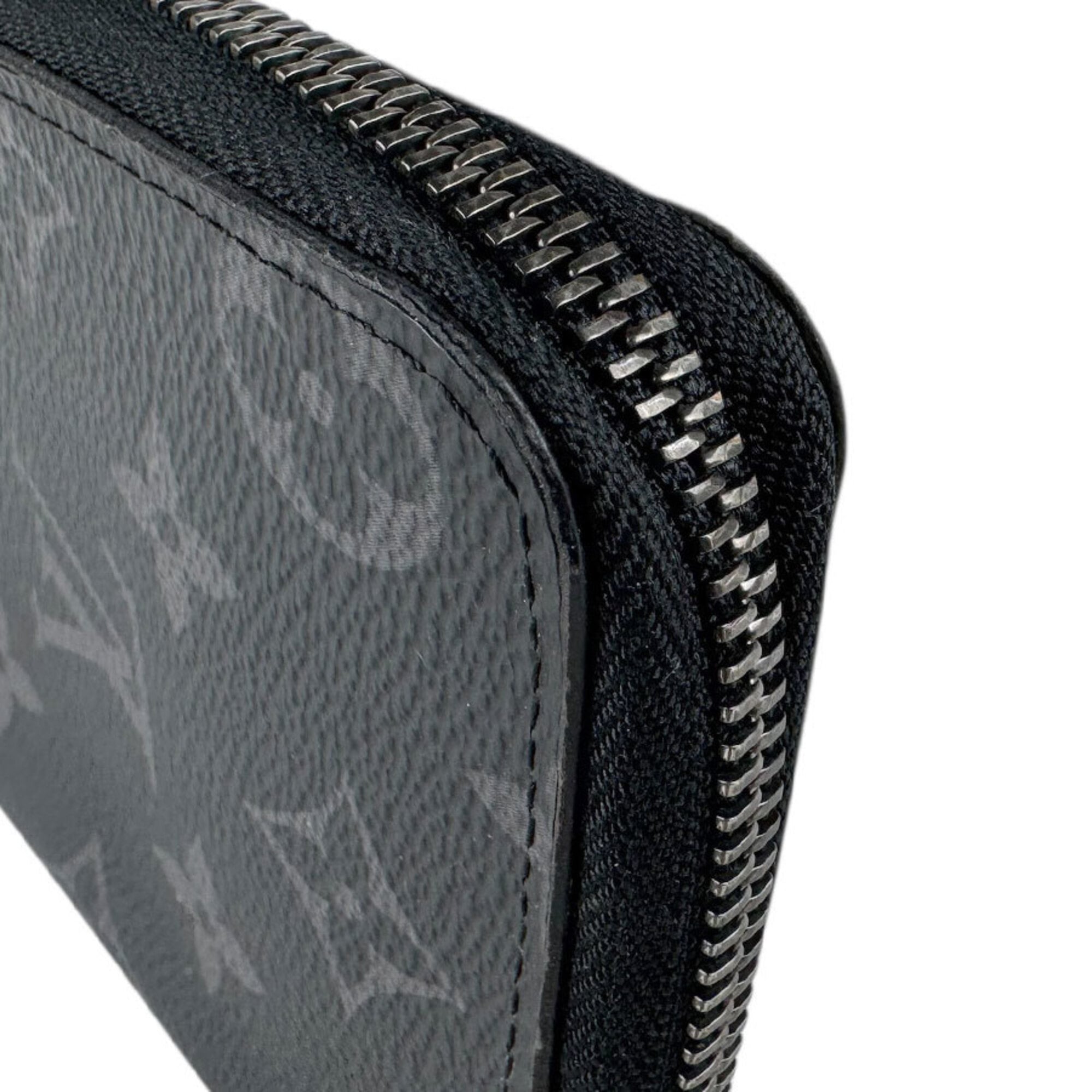 Louis Vuitton Black Monogram Eclipse Monogram Eclipse Long Wallet (Bi-Fold) (Pre-Owned)