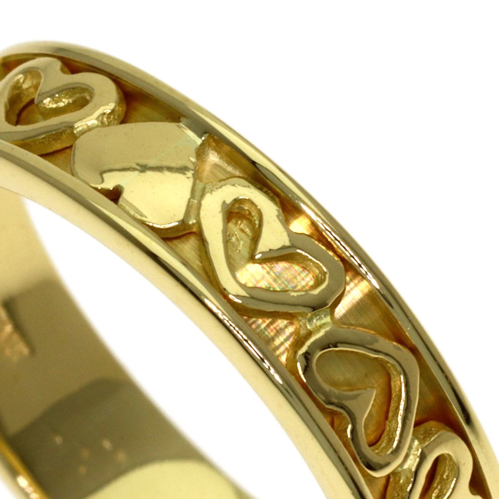 Tiffany Heart Yellow Gold (18K) Band Ring (Pre-Owned)