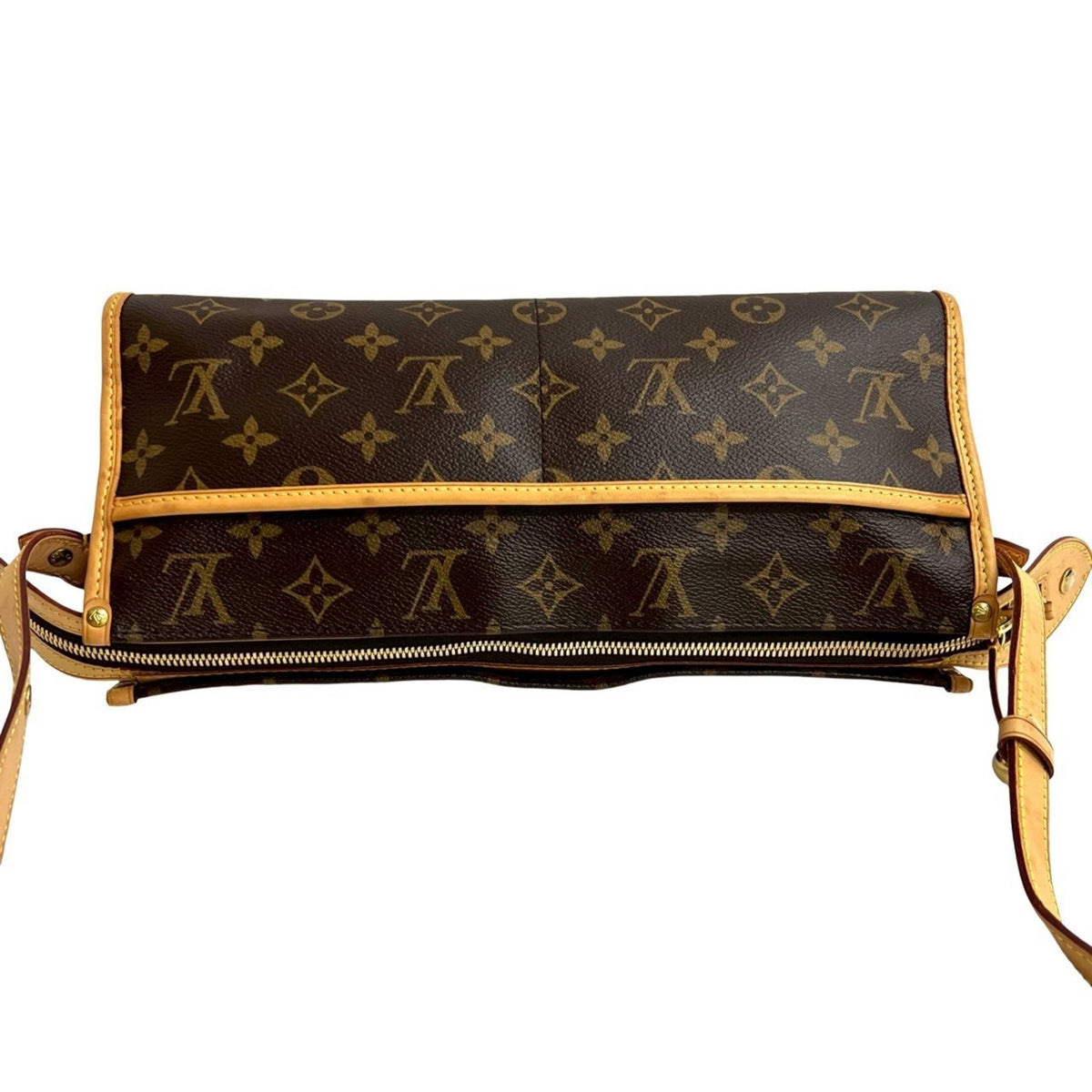Louis Vuitton Brown Leather Pvc Pochette Shoulder Bag (Pre-Owned)