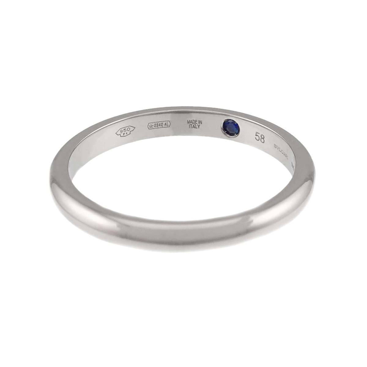 Bvlgari Platinum 950 Band Ring (Pre-Owned)