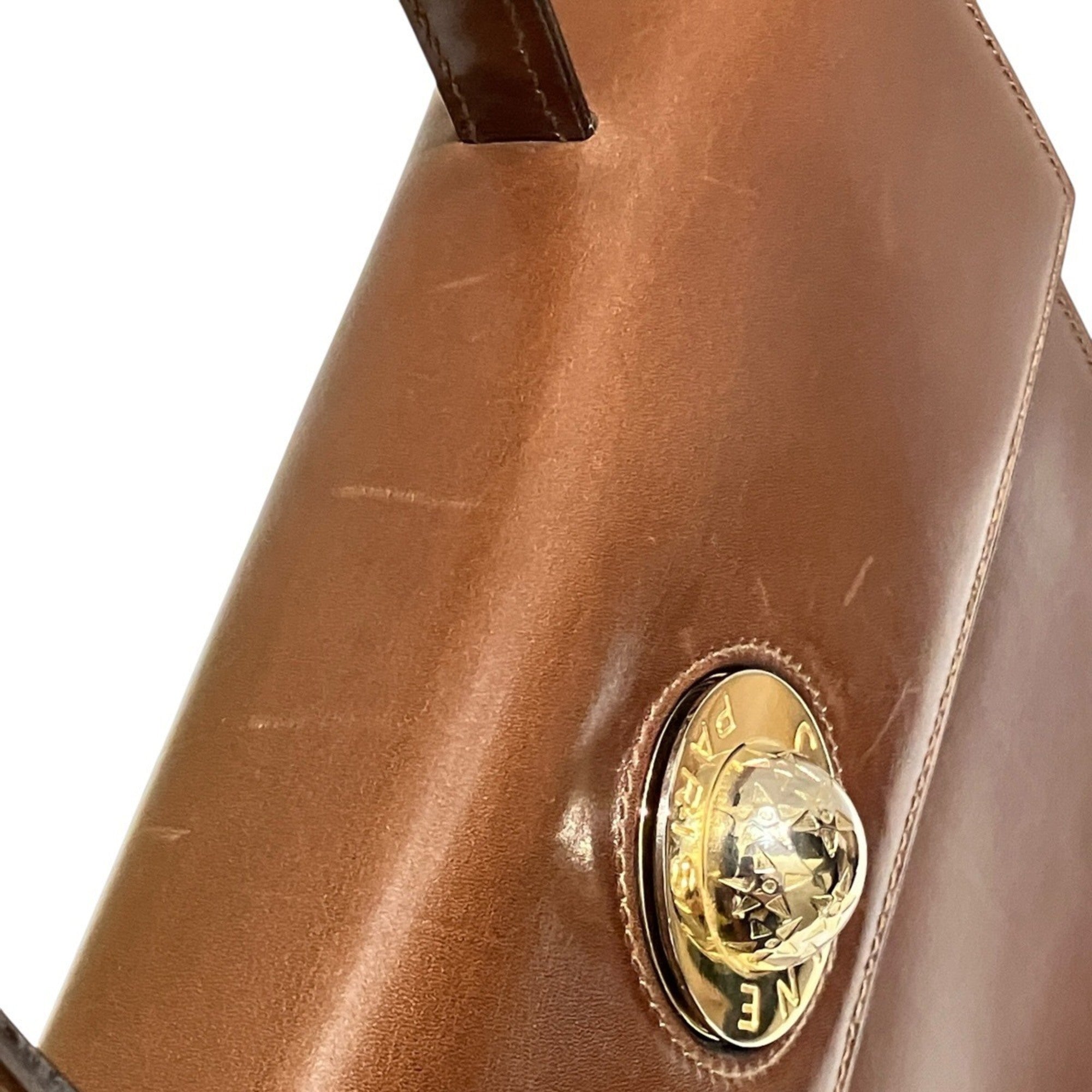 Celine Brown Leather Handbag (Pre-Owned)