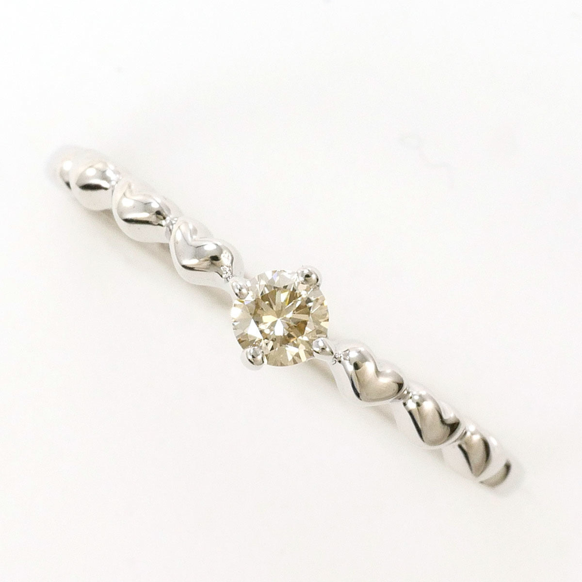 Unbranded White Gold White Gold (10K) Band Ring (Pre-Owned)