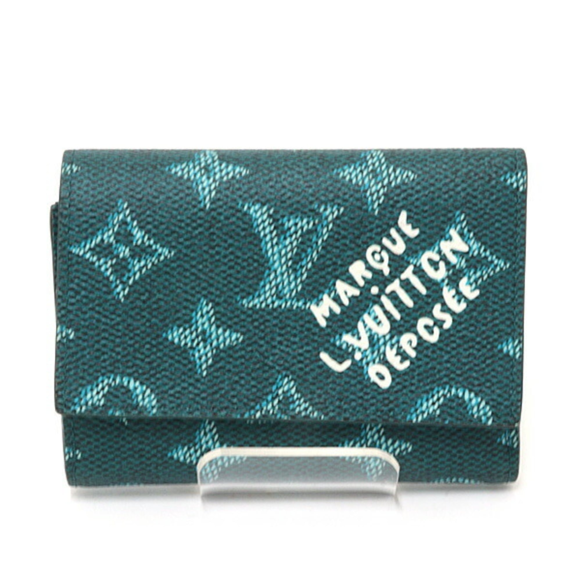 Louis Vuitton Monogram Green Wallet (Tri-Fold) (Pre-Owned)