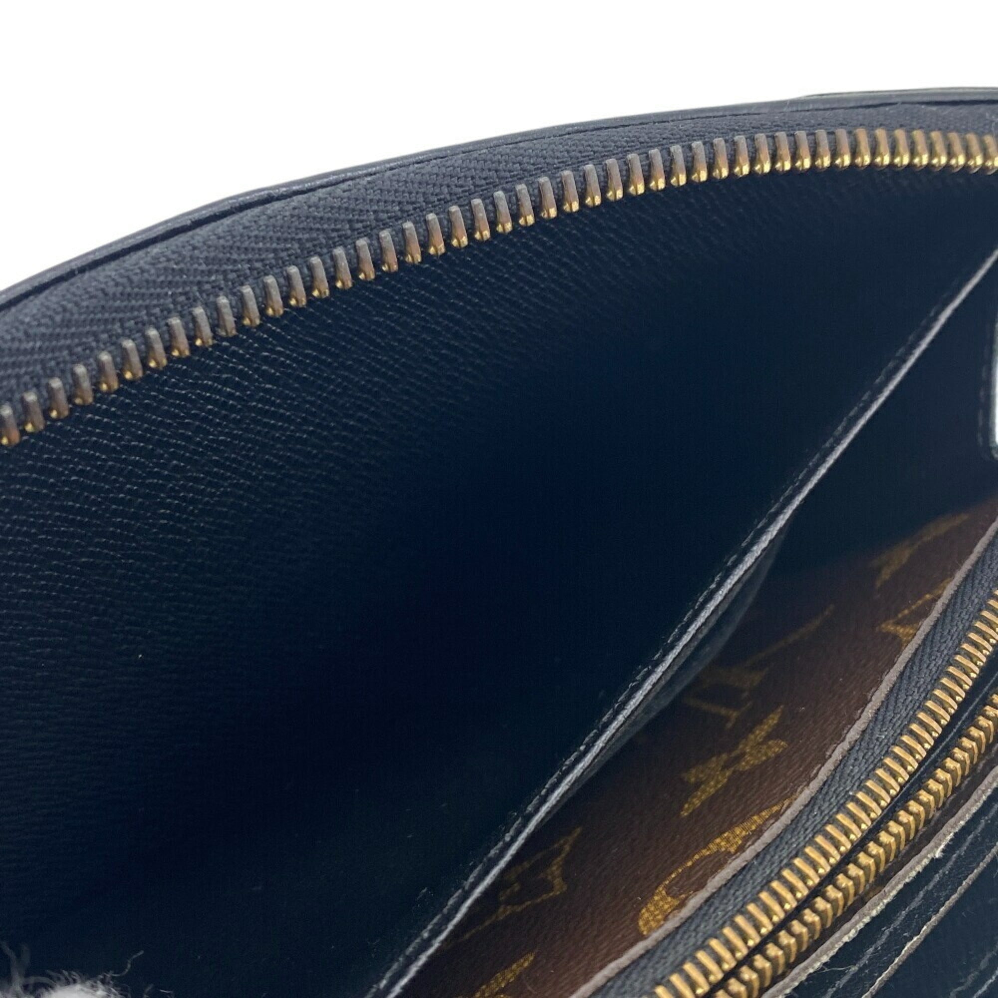 Louis Vuitton Monogram Black Brown Monogram Monogram Long Wallet (Bi-Fold) (Pre-Owned)