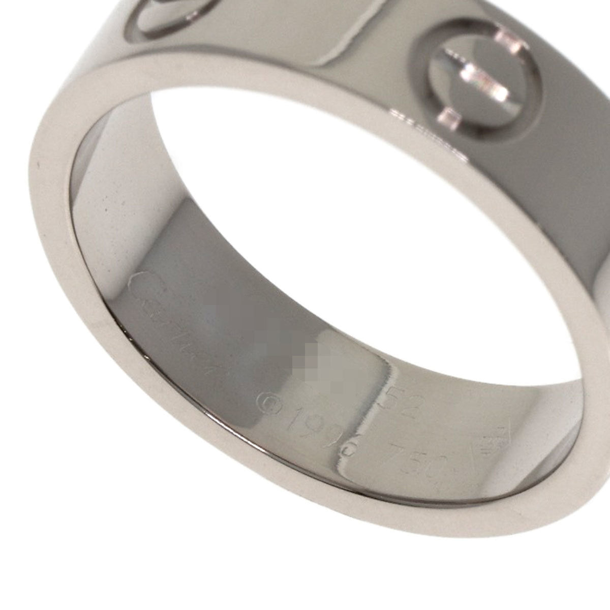 Cartier Love White Gold (18K) Band Ring (Pre-Owned)