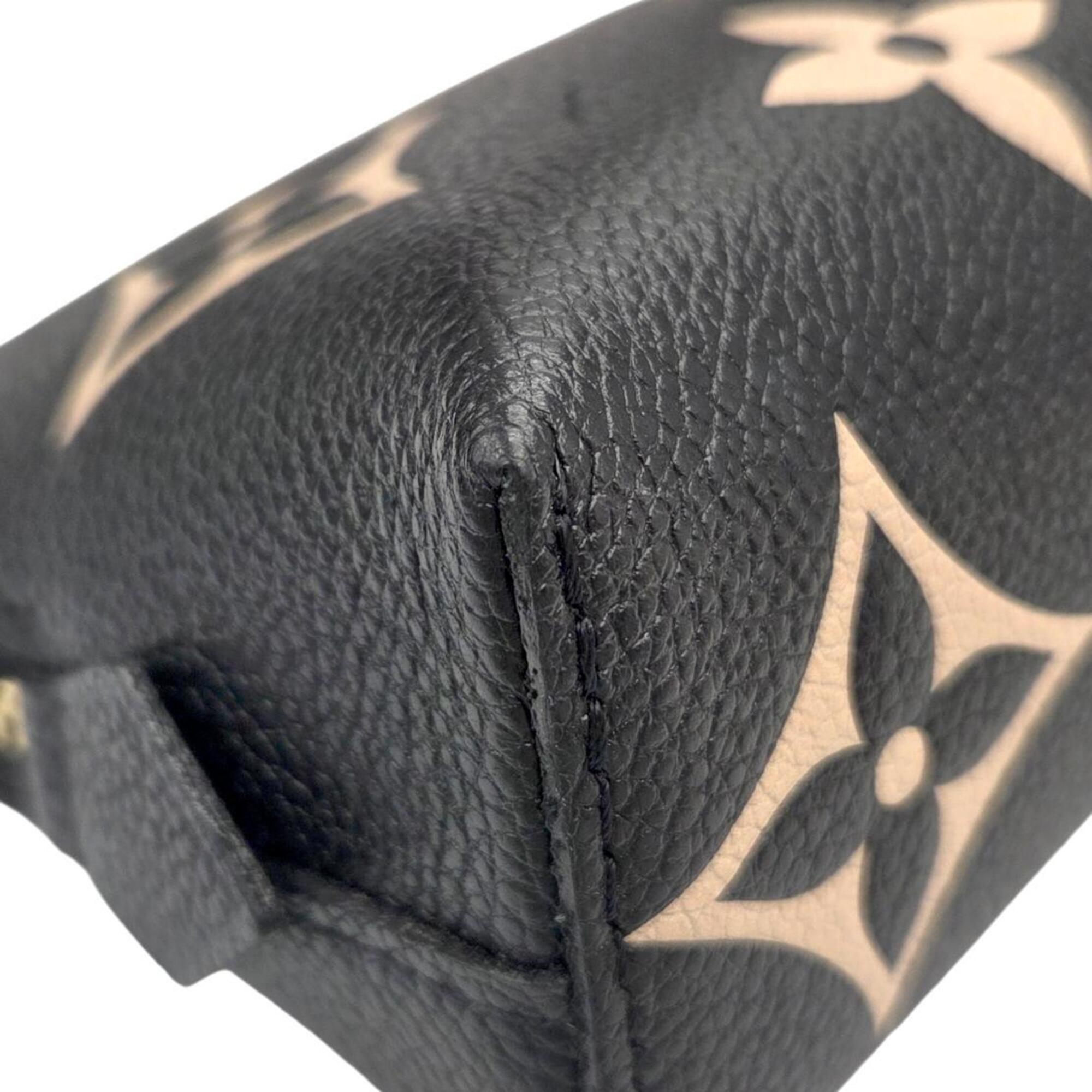 Louis Vuitton Beige Black Monogram Empreinte Pochette Pouch (Pre-Owned)