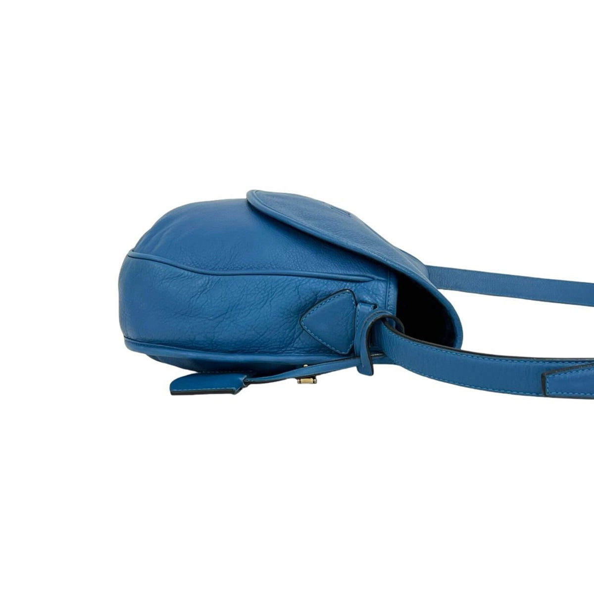 Loewe Blue Leather Pochette Shoulder Bag (Pre-Owned)