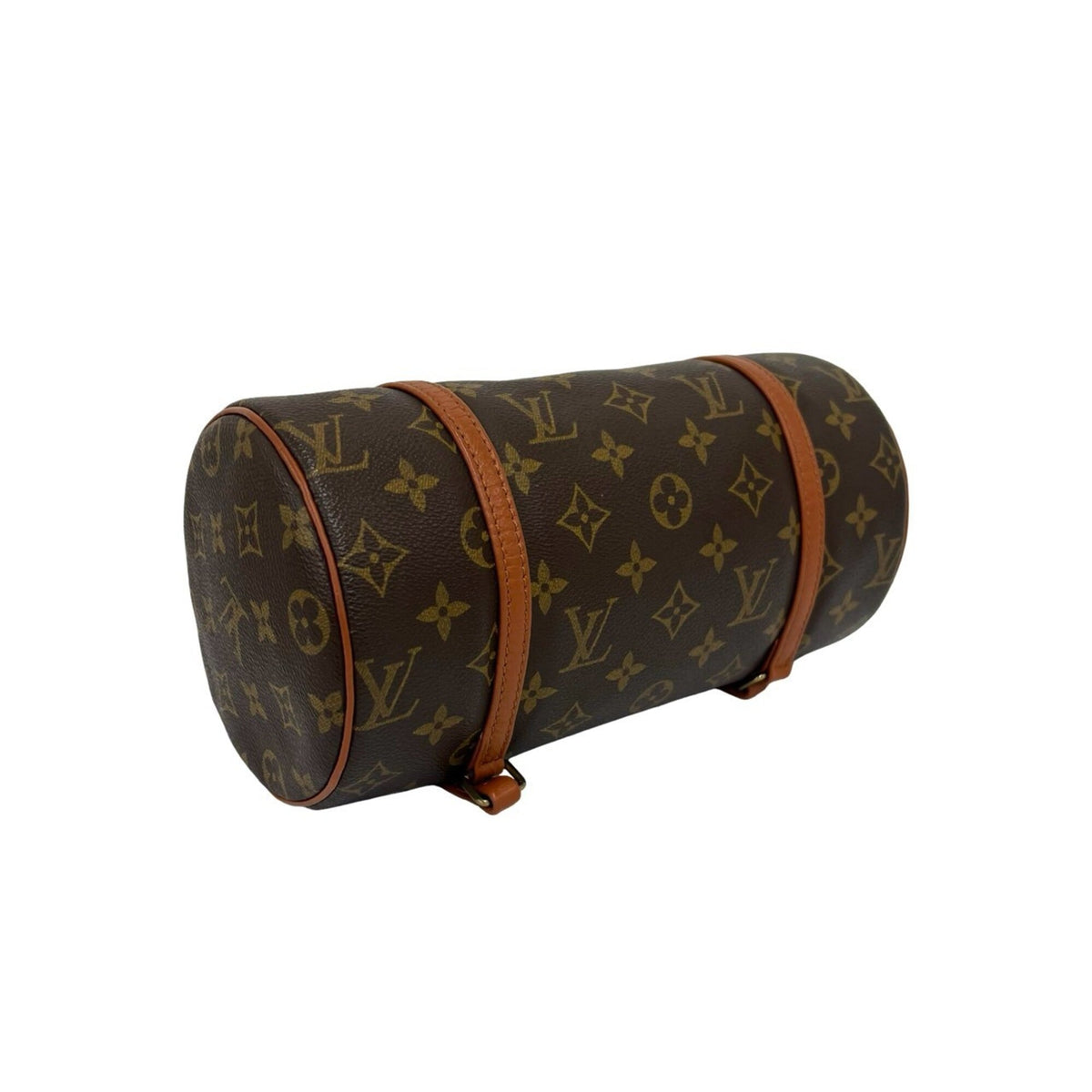 Louis Vuitton Brown Leather Pvc Boston Bag Handbag (Pre-Owned)