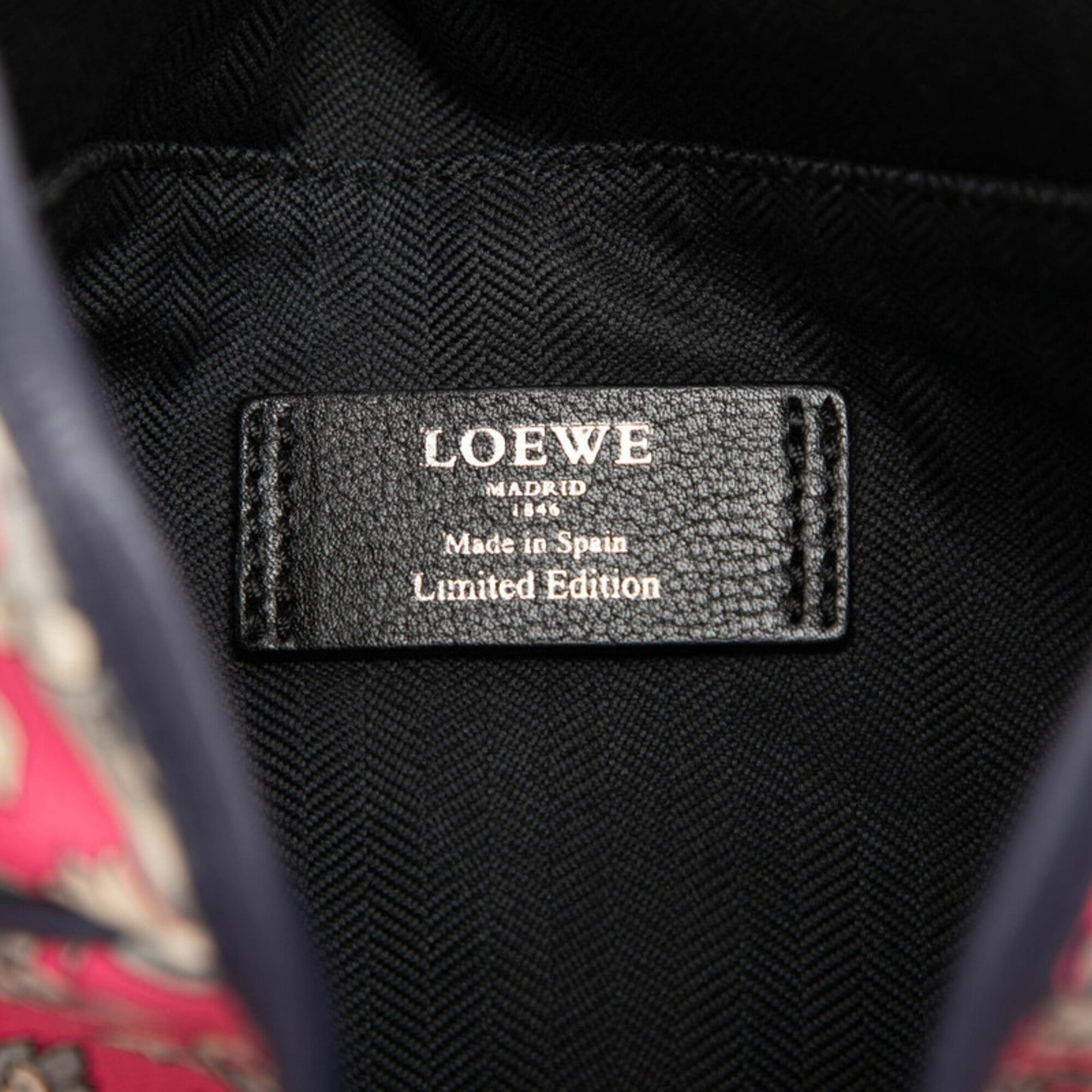 Loewe Multi-Color Pink Leather Shoulder Bag (Pre-Owned)