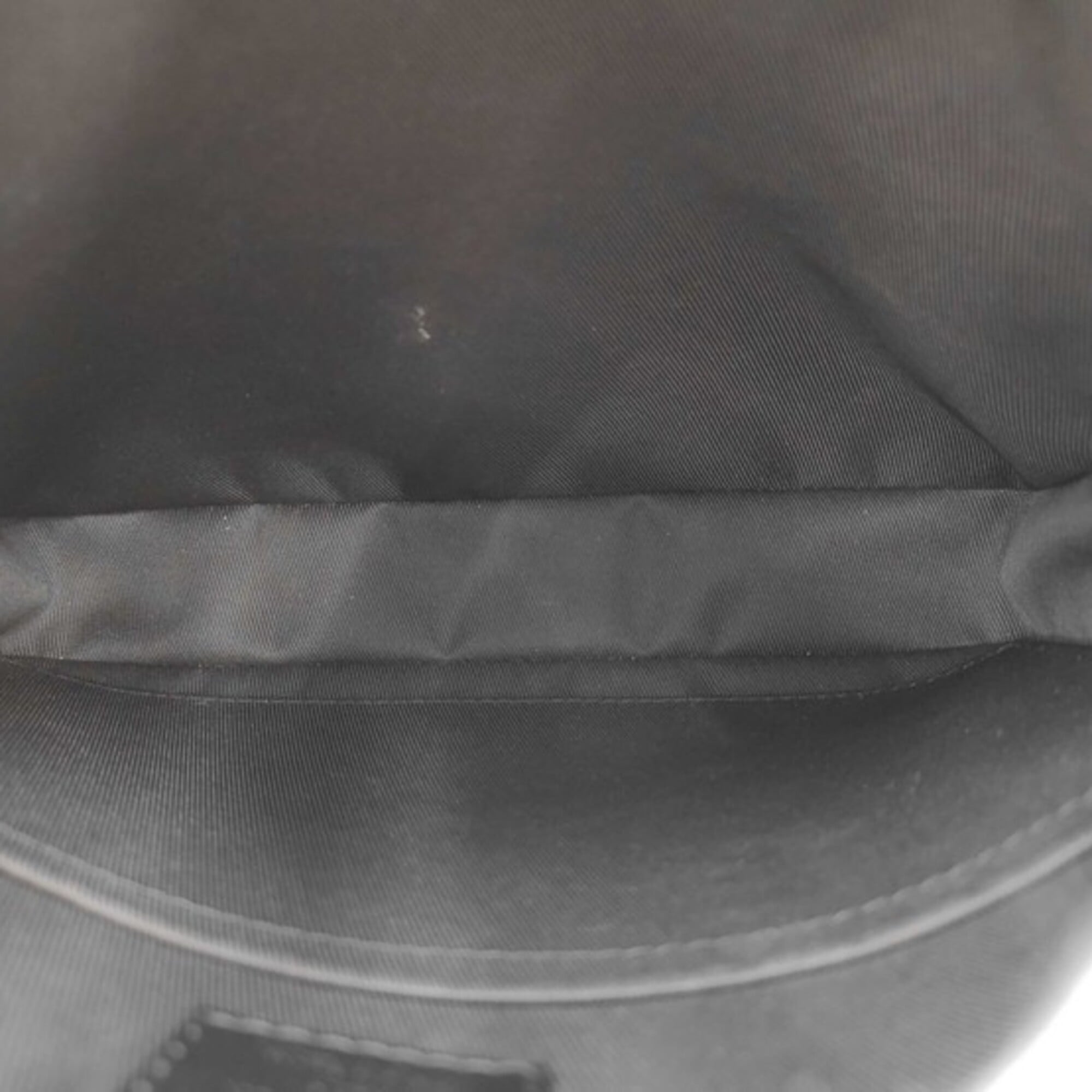 Louis Vuitton Black Monogram Leather Pouch Shoulder Bag (Pre-Owned)