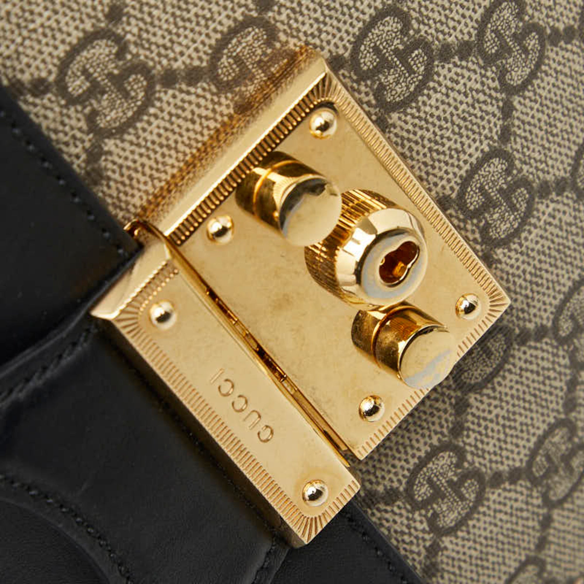 Gucci Beige Multi-Color Gg Supreme Pvc Leather Backpack (Pre-Owned)