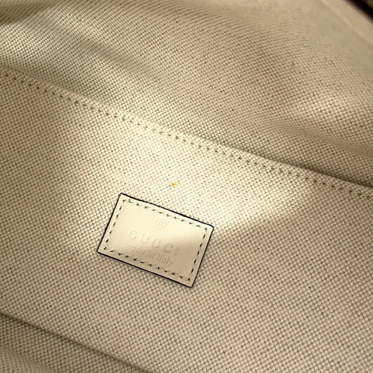 Gucci White Leather Handbag (Pre-Owned)