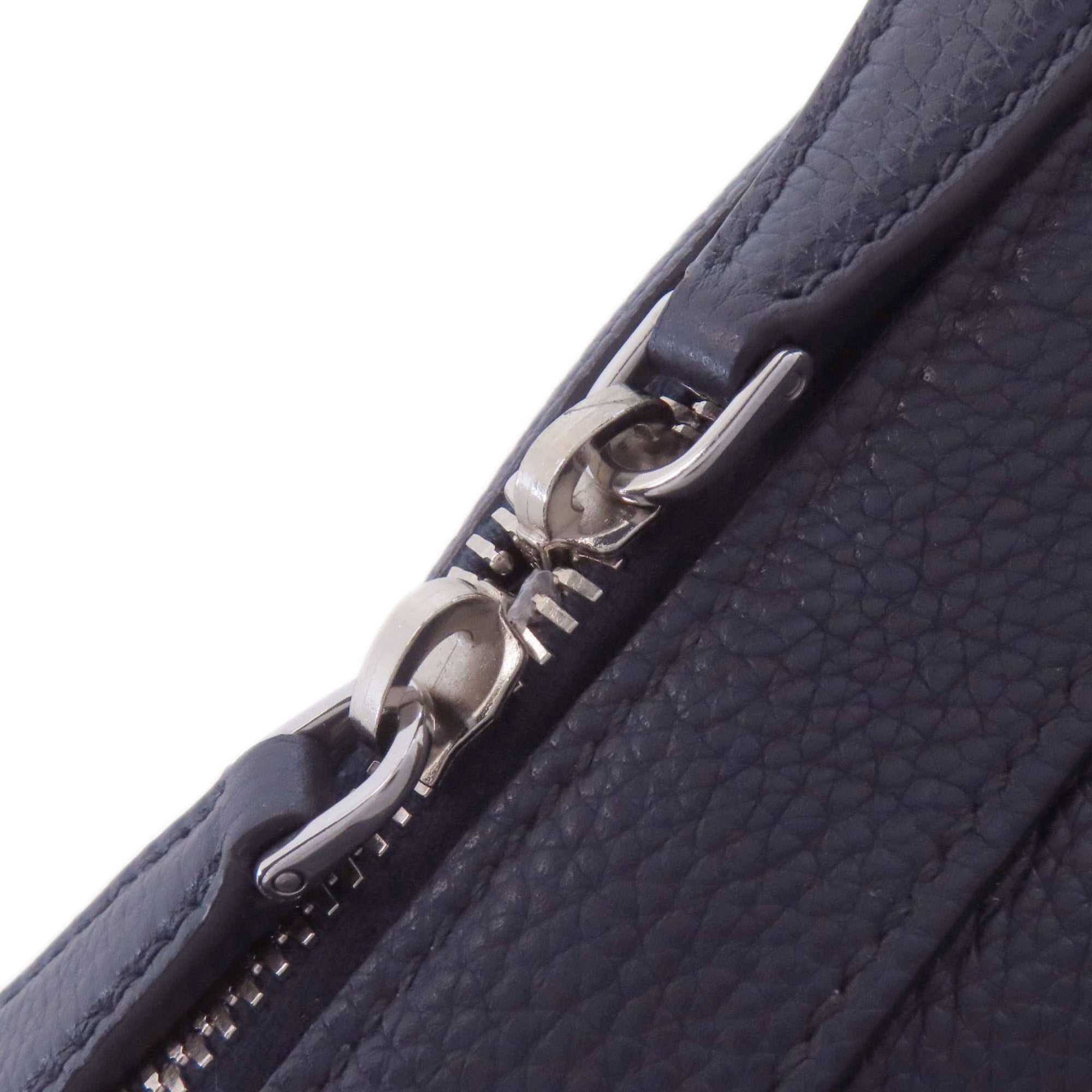 Prada Navy Leather Shoulder Bag (Pre-Owned)