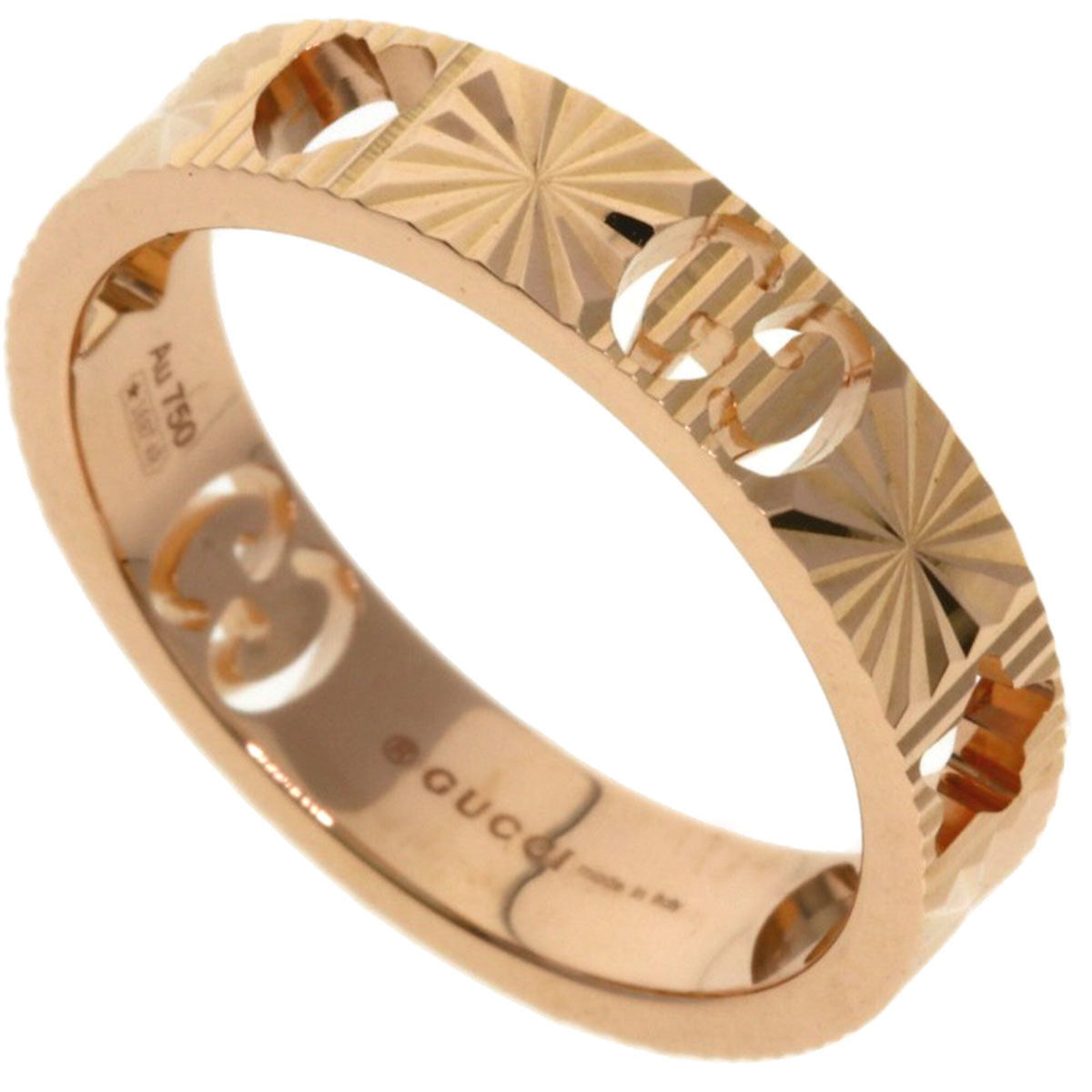 Gucci Pink Gold (18K) Band Ring (Pre-Owned)