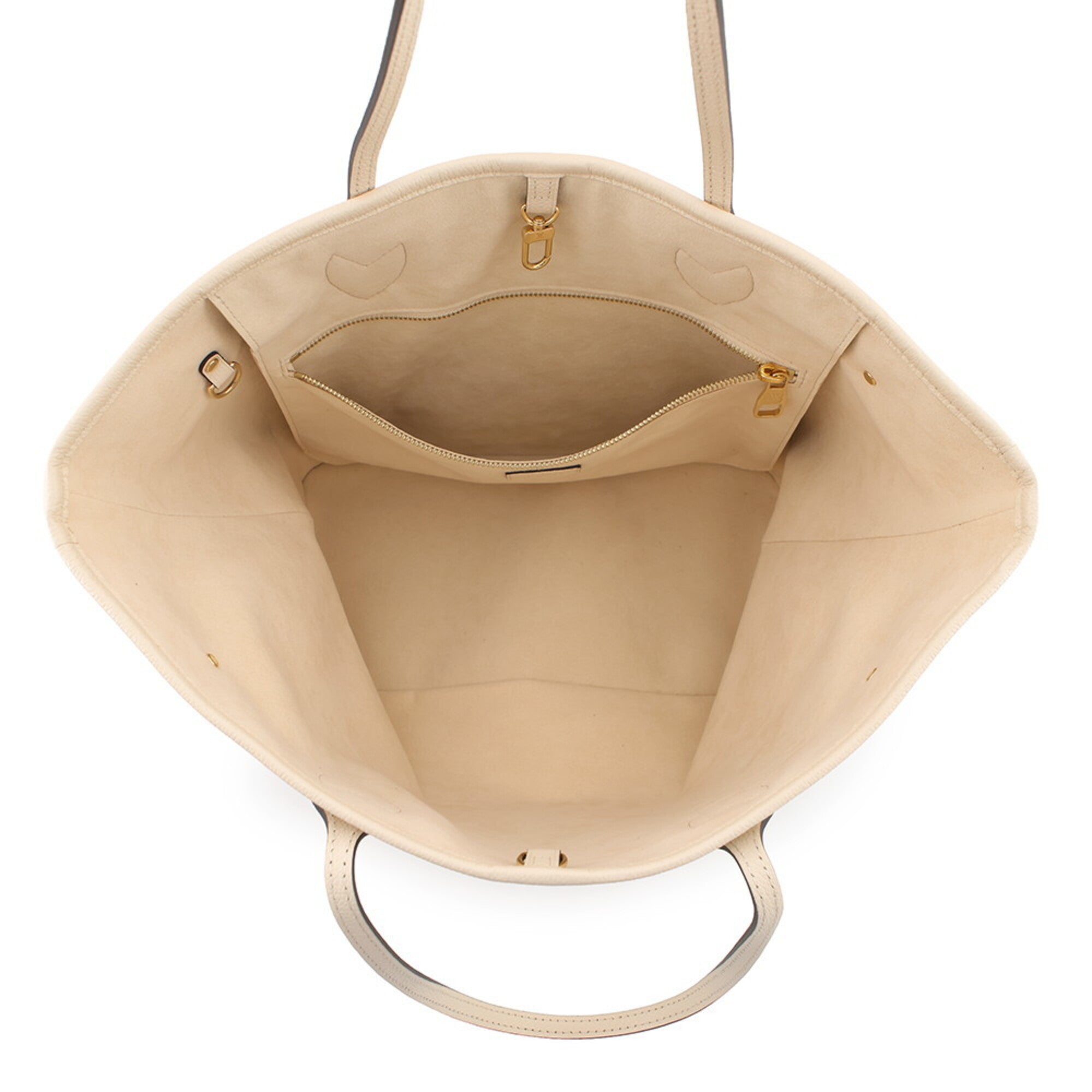 Louis Vuitton Cream Monogram Empreinte Tote Bag (Pre-Owned)