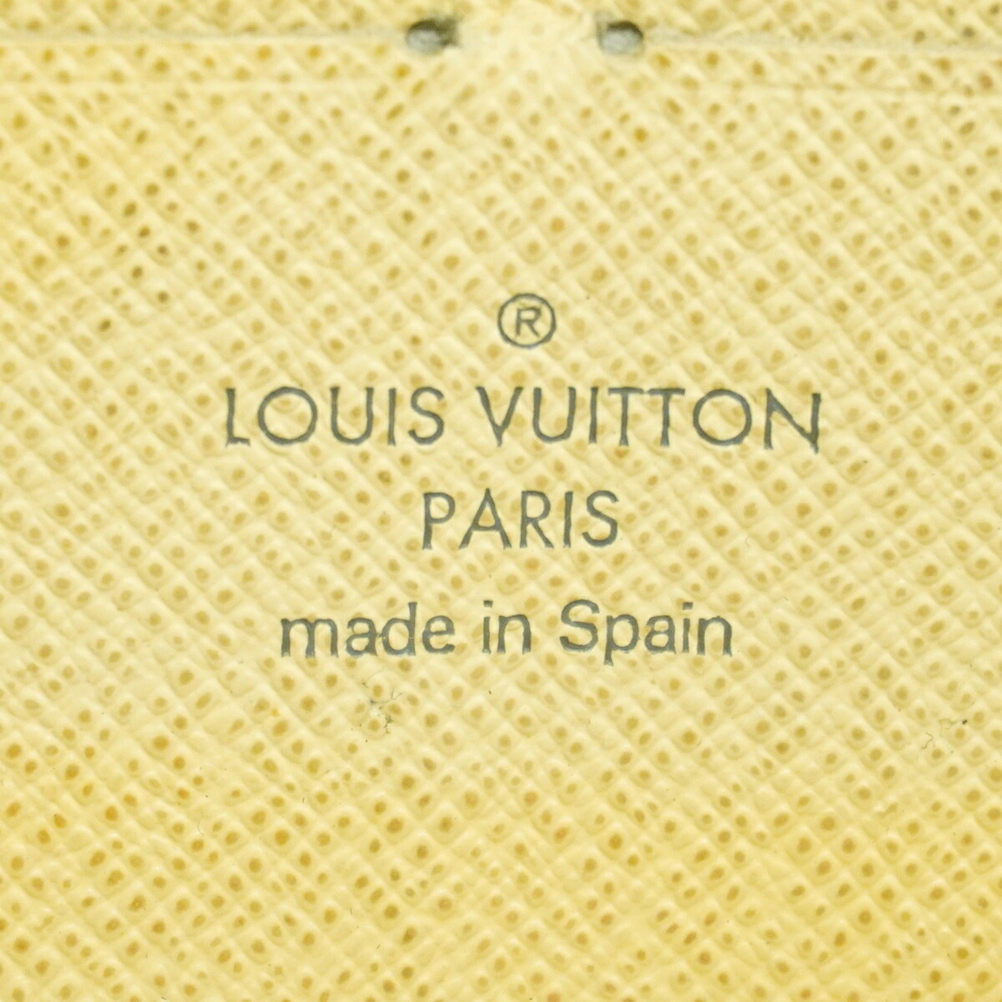 Louis Vuitton White Long Wallet (Bi-Fold) (Pre-Owned)