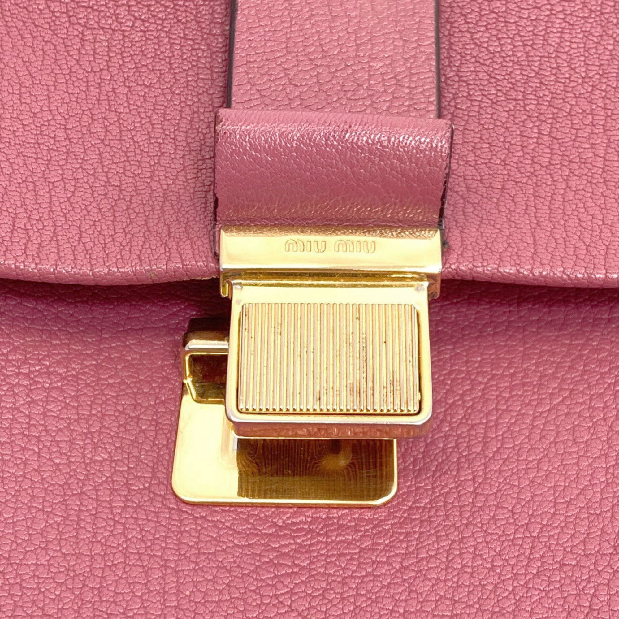 Miu Miu Pink Leather Handbag (Pre-Owned)