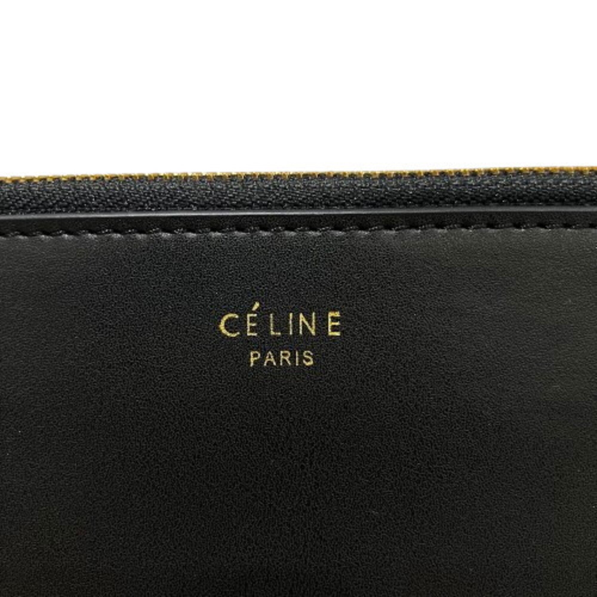 Celine Black Leather Shoulder Bag (Pre-Owned)