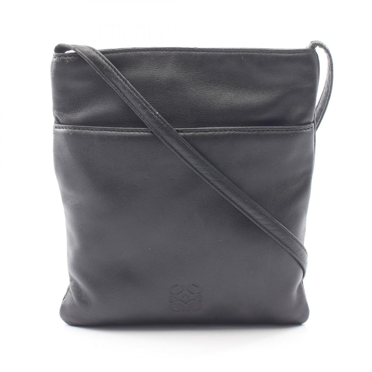 Loewe Black Leather Handbag Shoulder Bag (Pre-Owned)