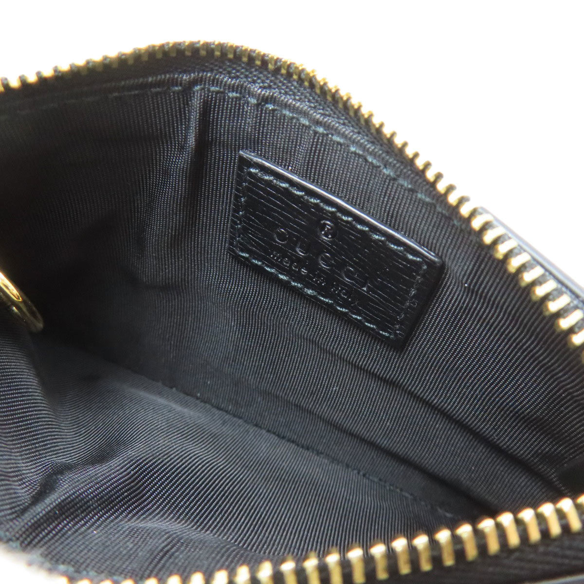 Gucci Black Leather Coin Purse/Coin Case (Pre-Owned)