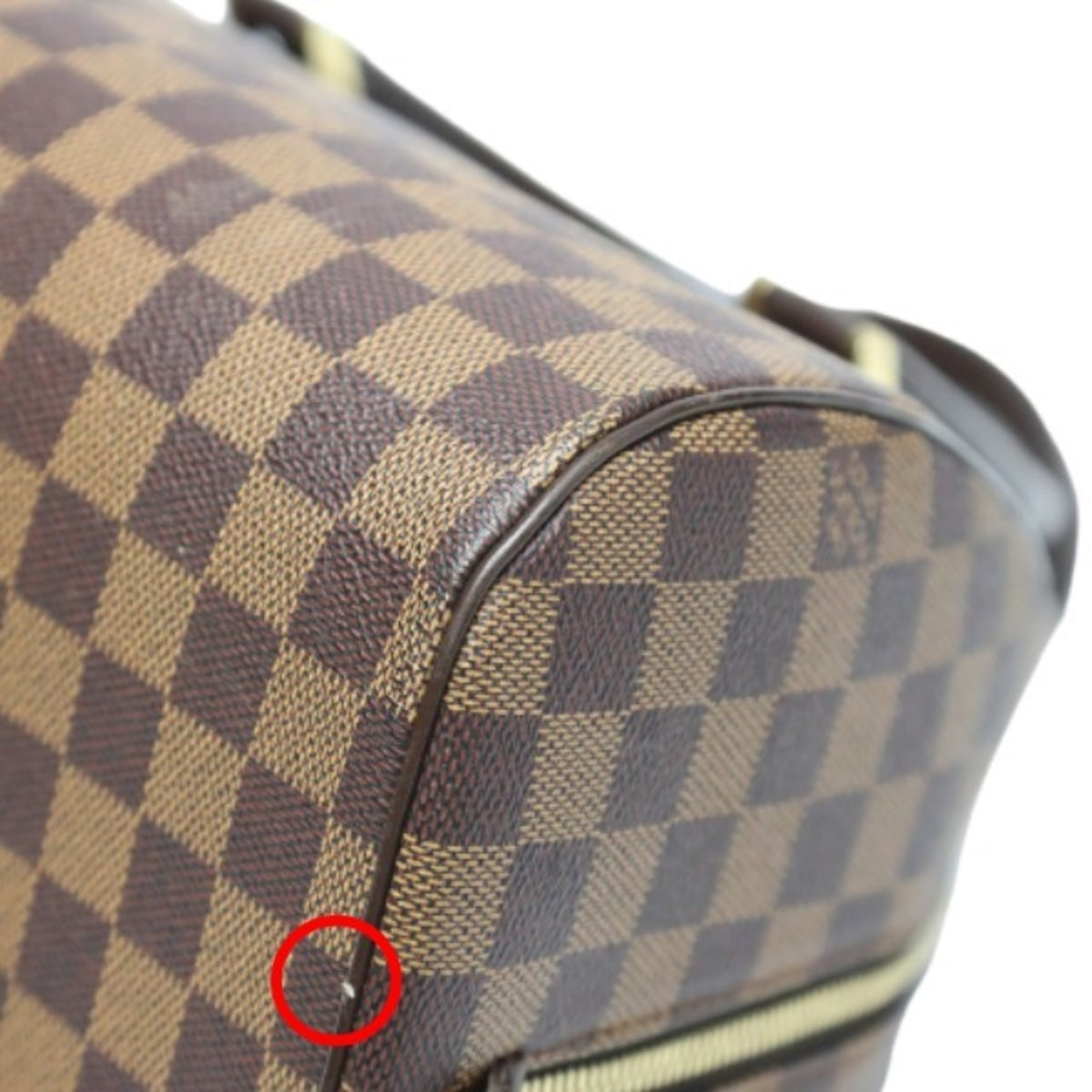 Louis Vuitton Brown Damier Canvas Handbag (Pre-Owned)