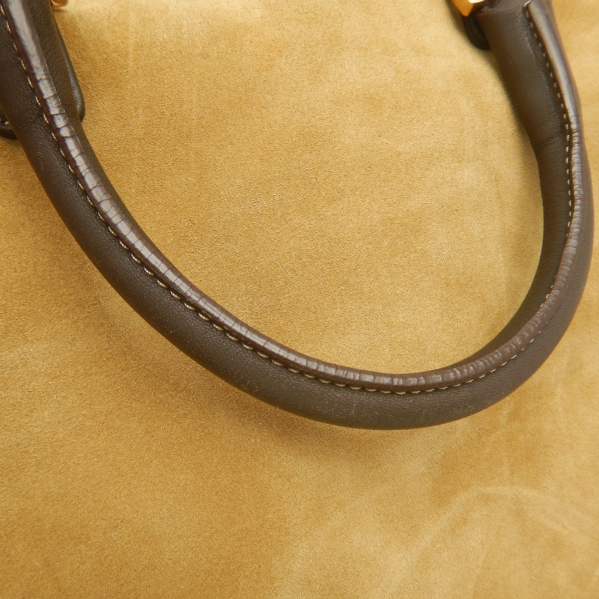 Loewe Brown Suede Leather Handbag (Pre-Owned)