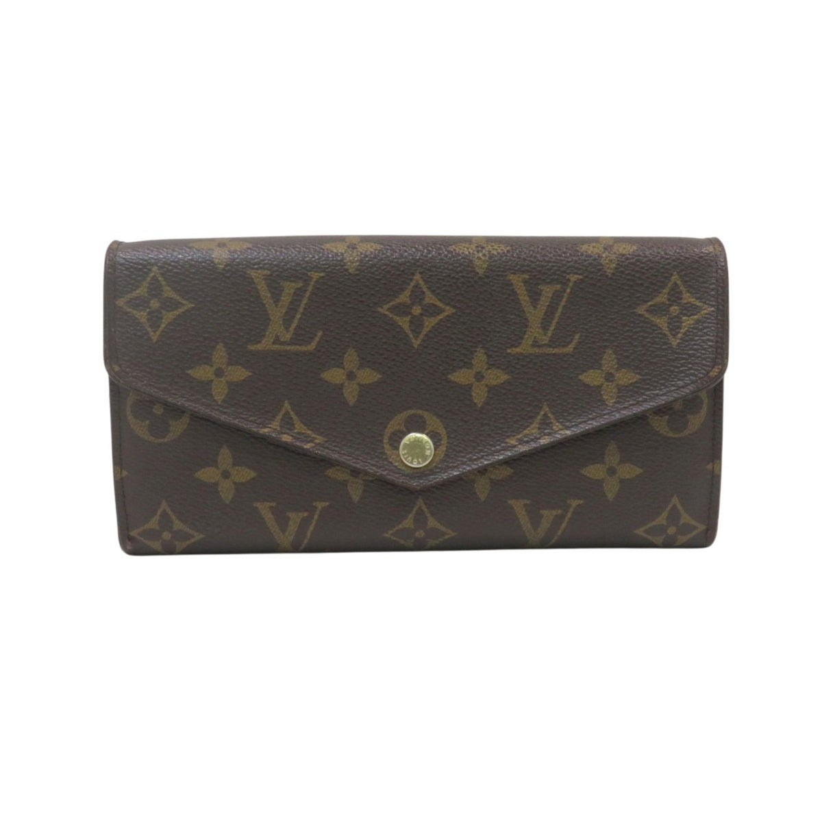 Louis Vuitton Monogram Brown Monogram Long Wallet (Bi-Fold) (Pre-Owned)