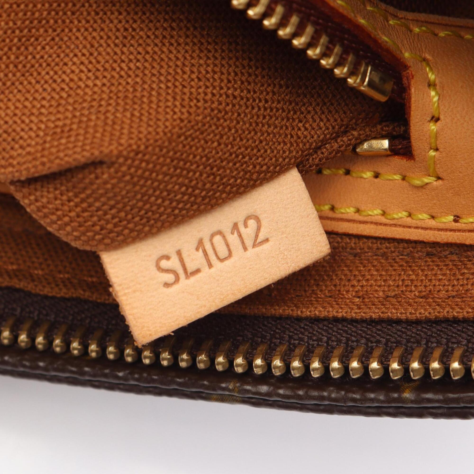 Louis Vuitton Brown Coated Canvas Pvc Monogram Leather Handbag Shoulder Bag (Pre-Owned)