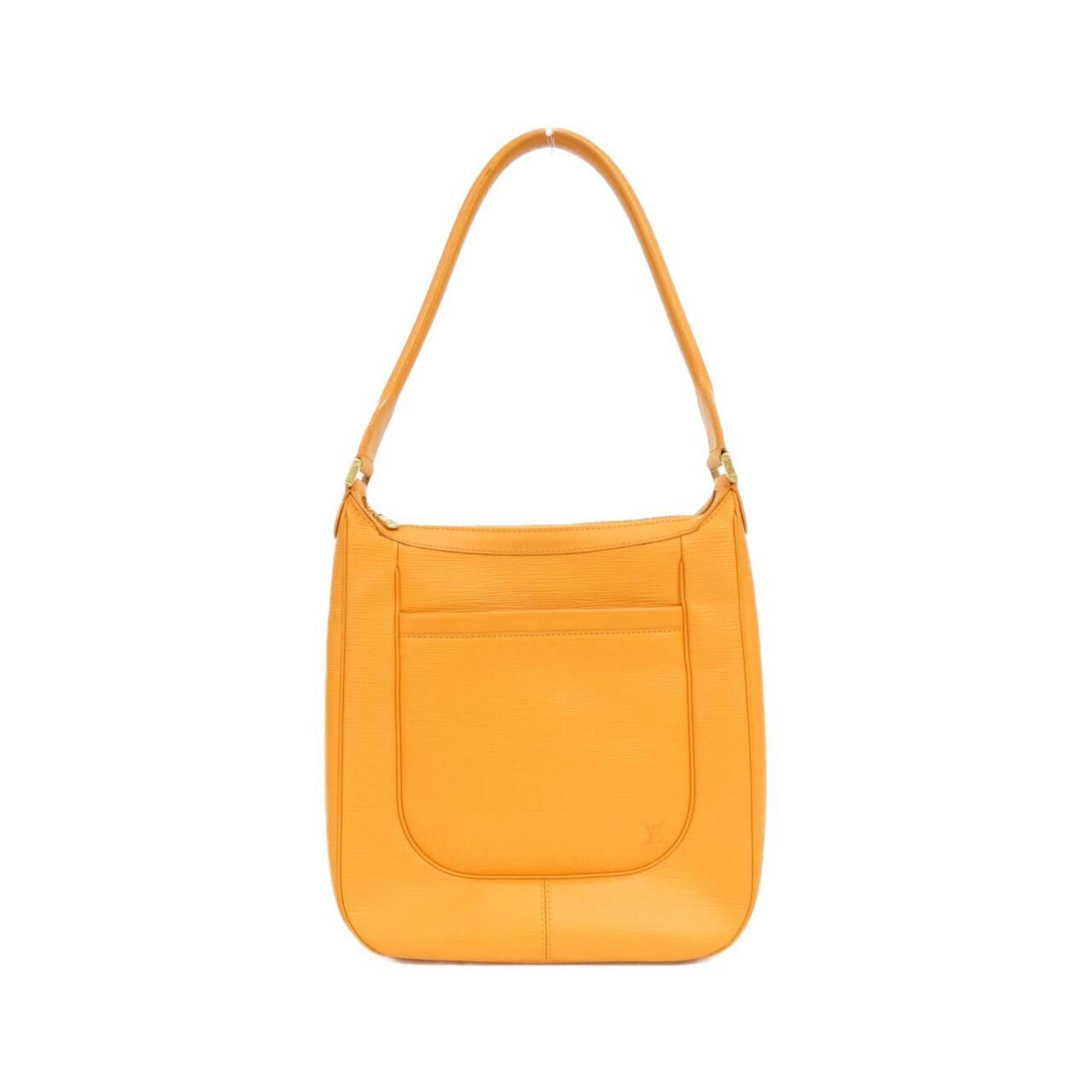 Louis Vuitton Mandarin Orange Leather Handbag (Pre-Owned)
