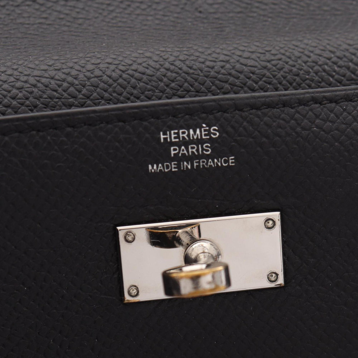 Hermes Black Epsom Leather Wallet (Bi-Fold) (Pre-Owned)
