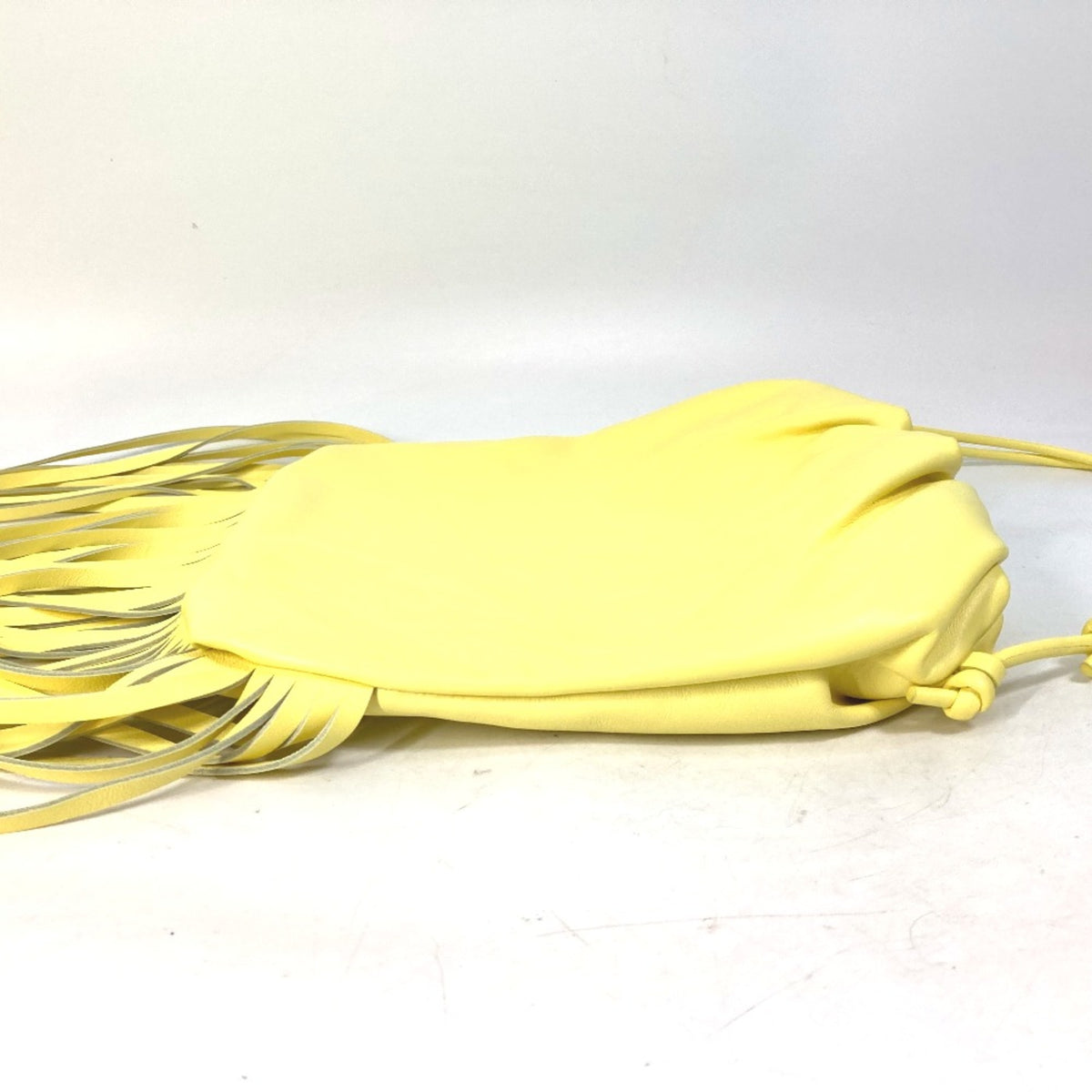 Bottega Veneta Yellow Leather Shoulder Bag (Pre-Owned)