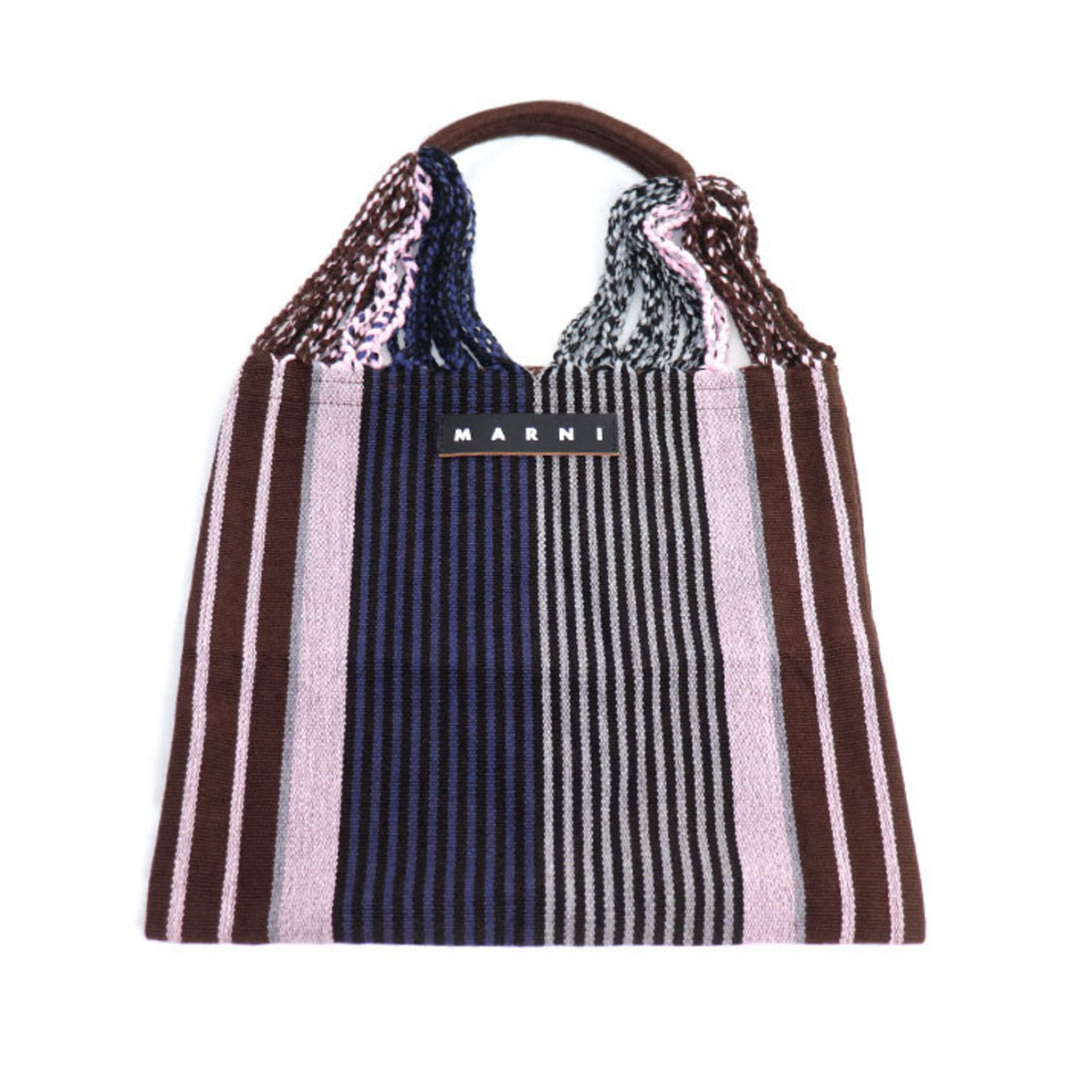 Marni Multi-Color Polyester Leather Tote Bag (Pre-Owned)