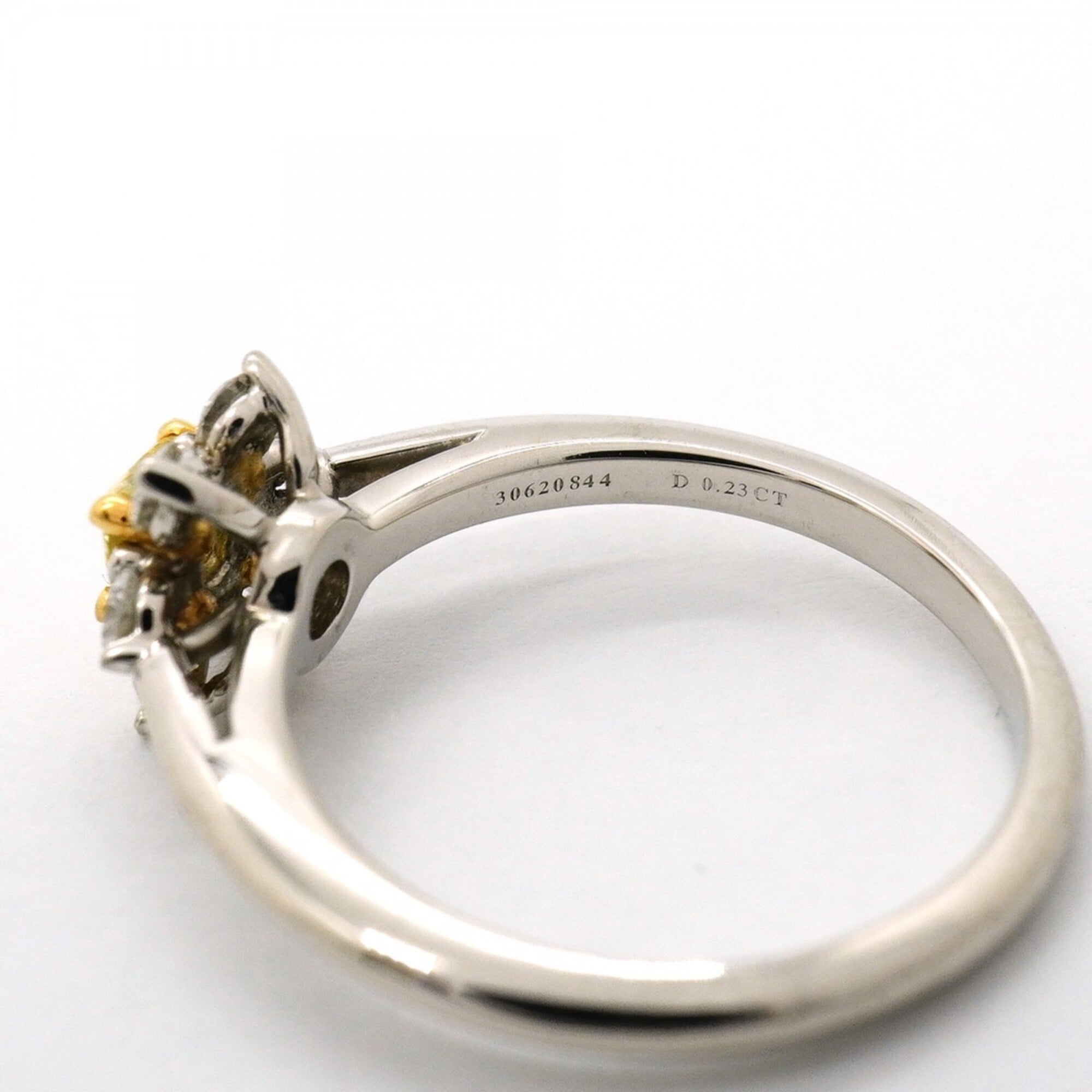 Tiffany Yellow Gold (18K) Platinum 950 Band Ring (Pre-Owned)