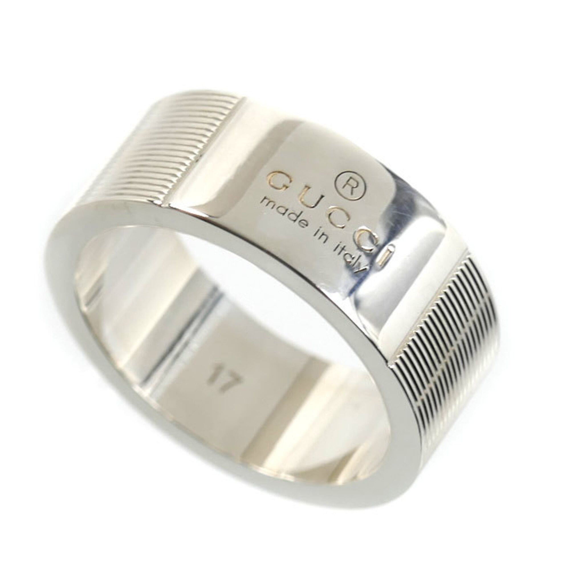 Gucci Silver 925 Band Ring (Pre-Owned)