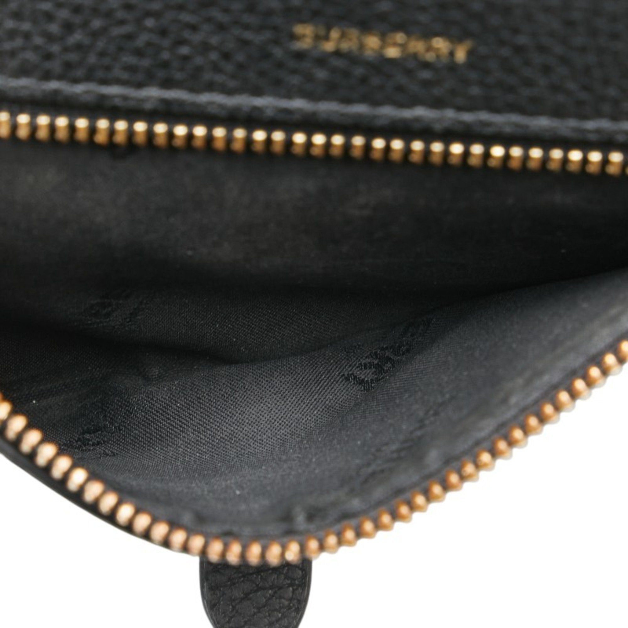 Burberry Black Leather Wallet (Bi-Fold) (Pre-Owned)