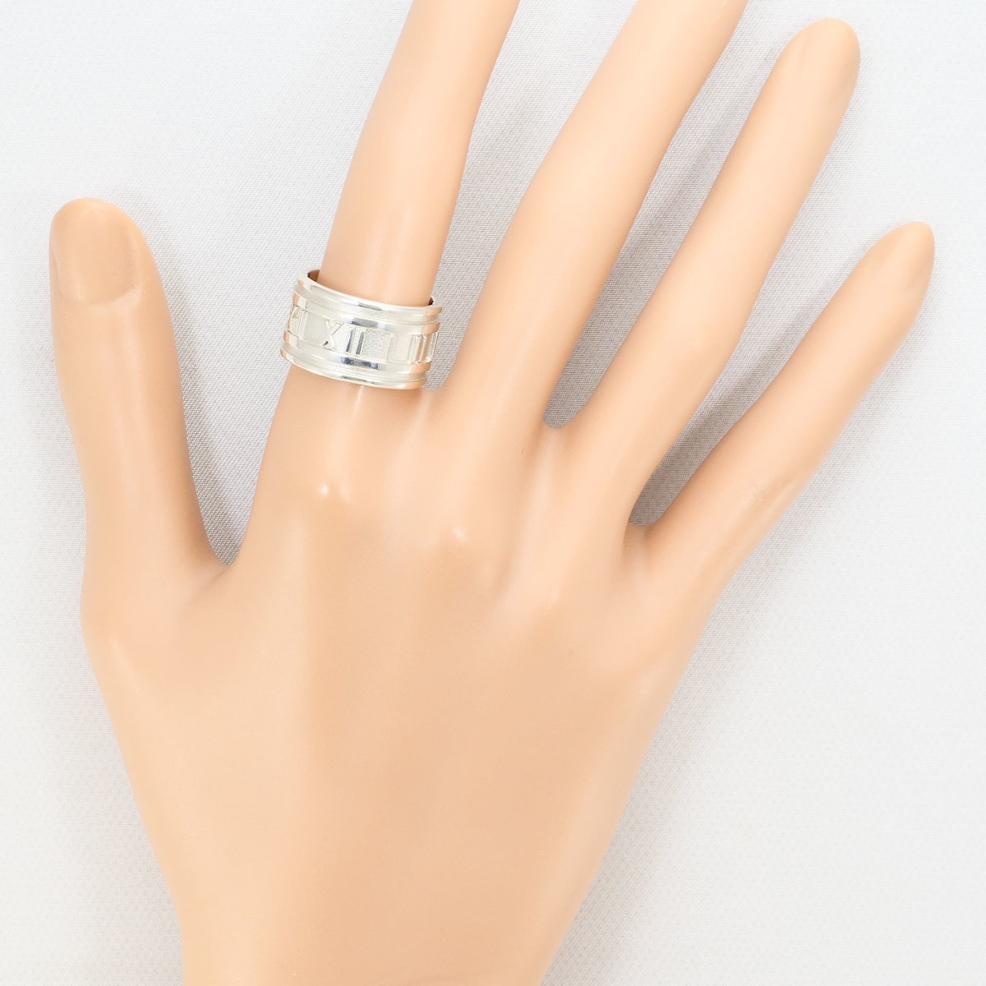 Tiffany Silver Silver 925 Band Ring (Pre-Owned)