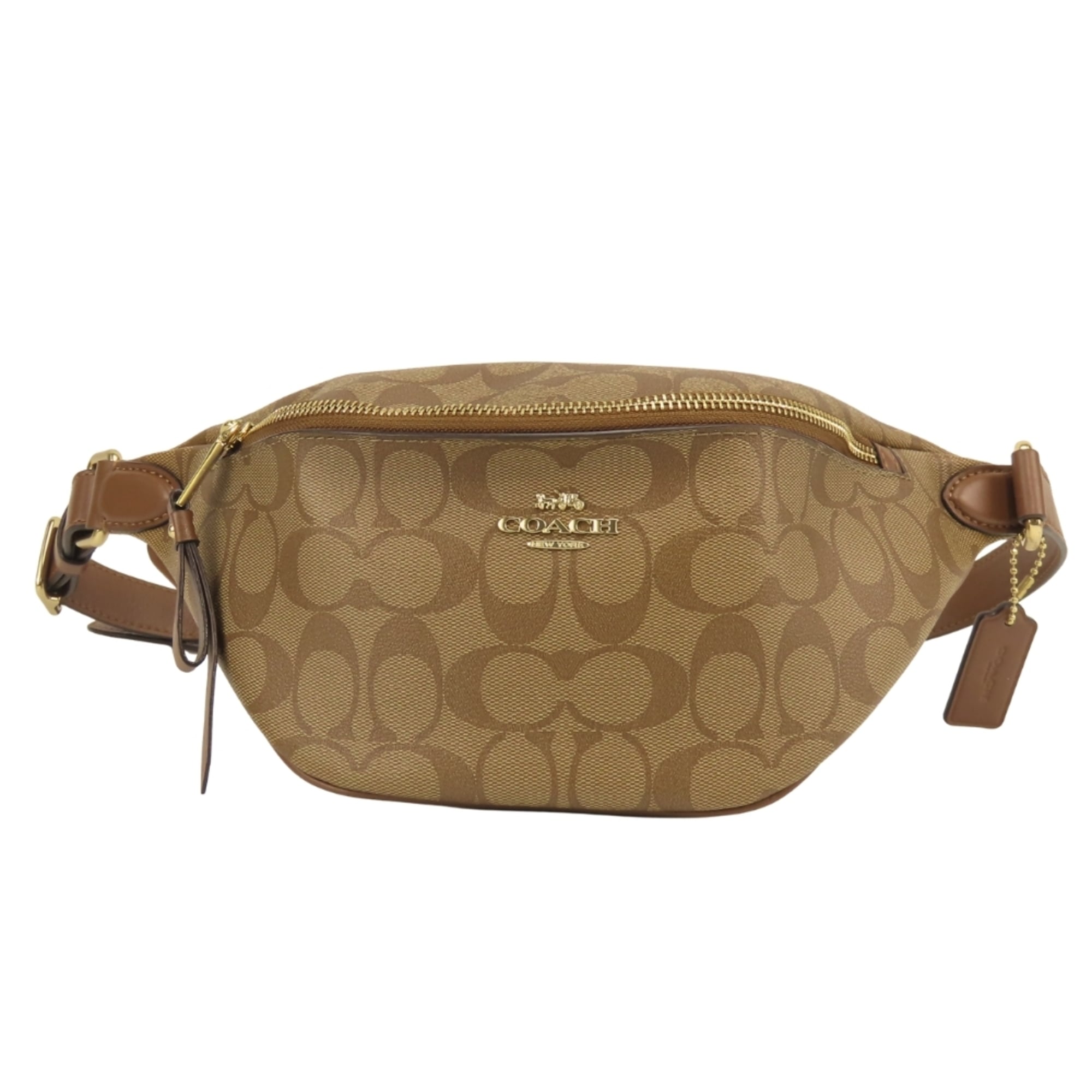 Coach Brown Pvc Leather Sling Bag (Pre-Owned)