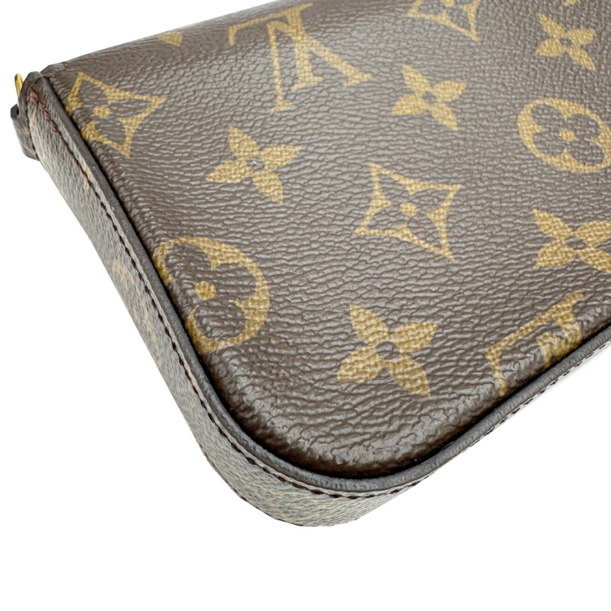 Louis Vuitton Brown Monogram Pochette Shoulder Bag (Pre-Owned)