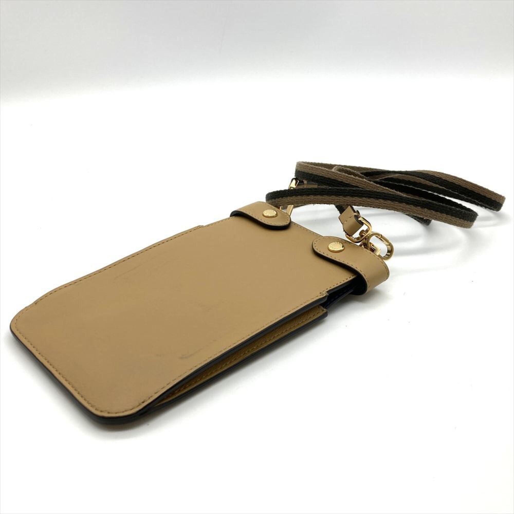 Fendi Camel Leather Shoulder Bag (Pre-Owned)